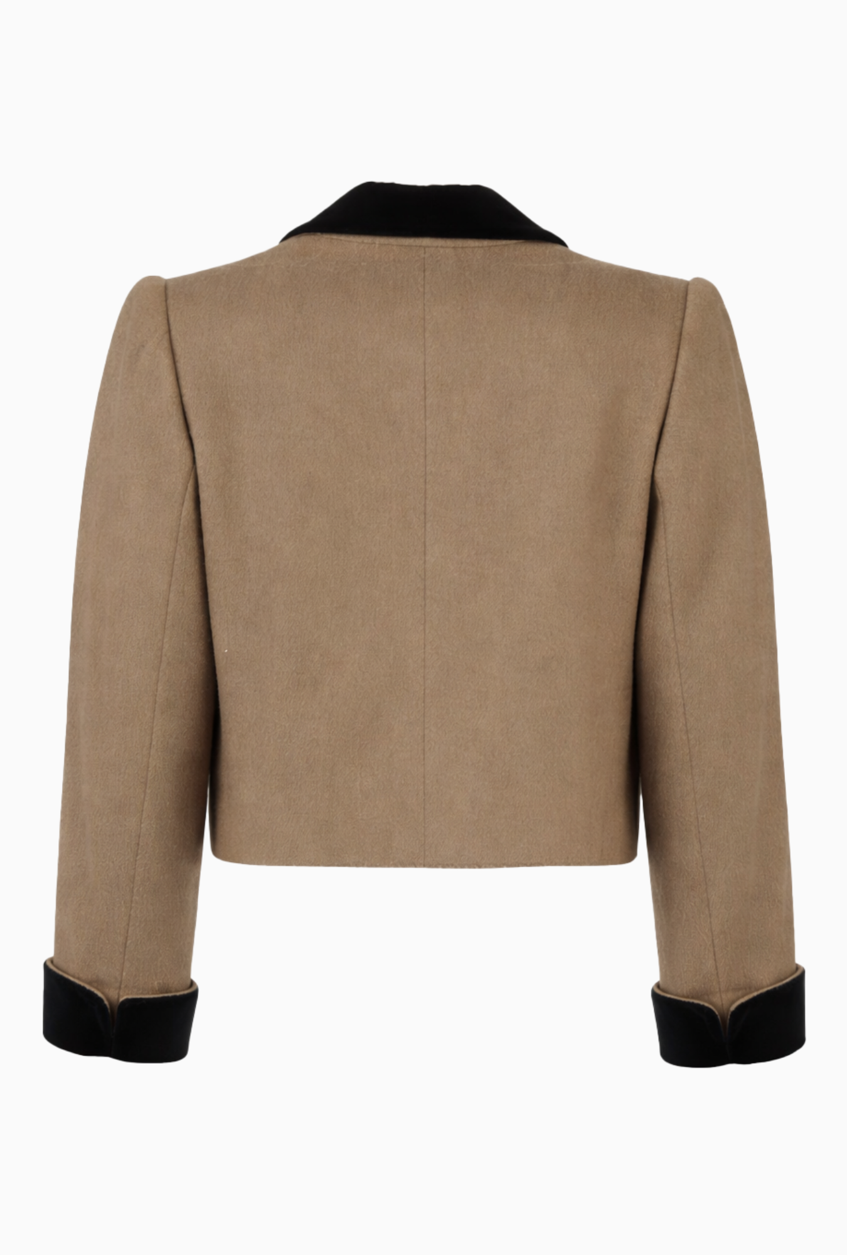 Veste Yves Saint Laurent Officier Laine Camel