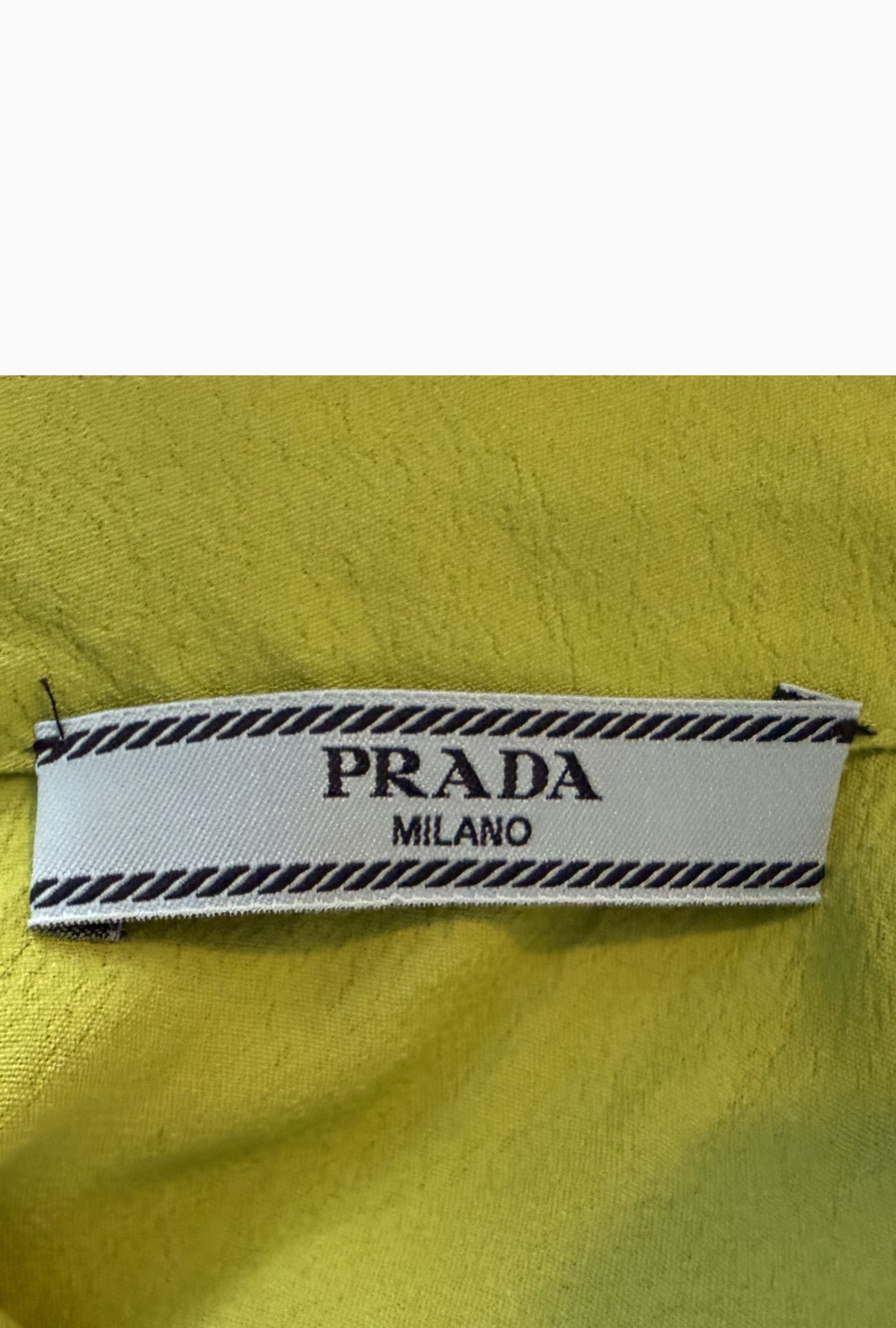 Prada Vert Chartreuse Circa 2016 Top