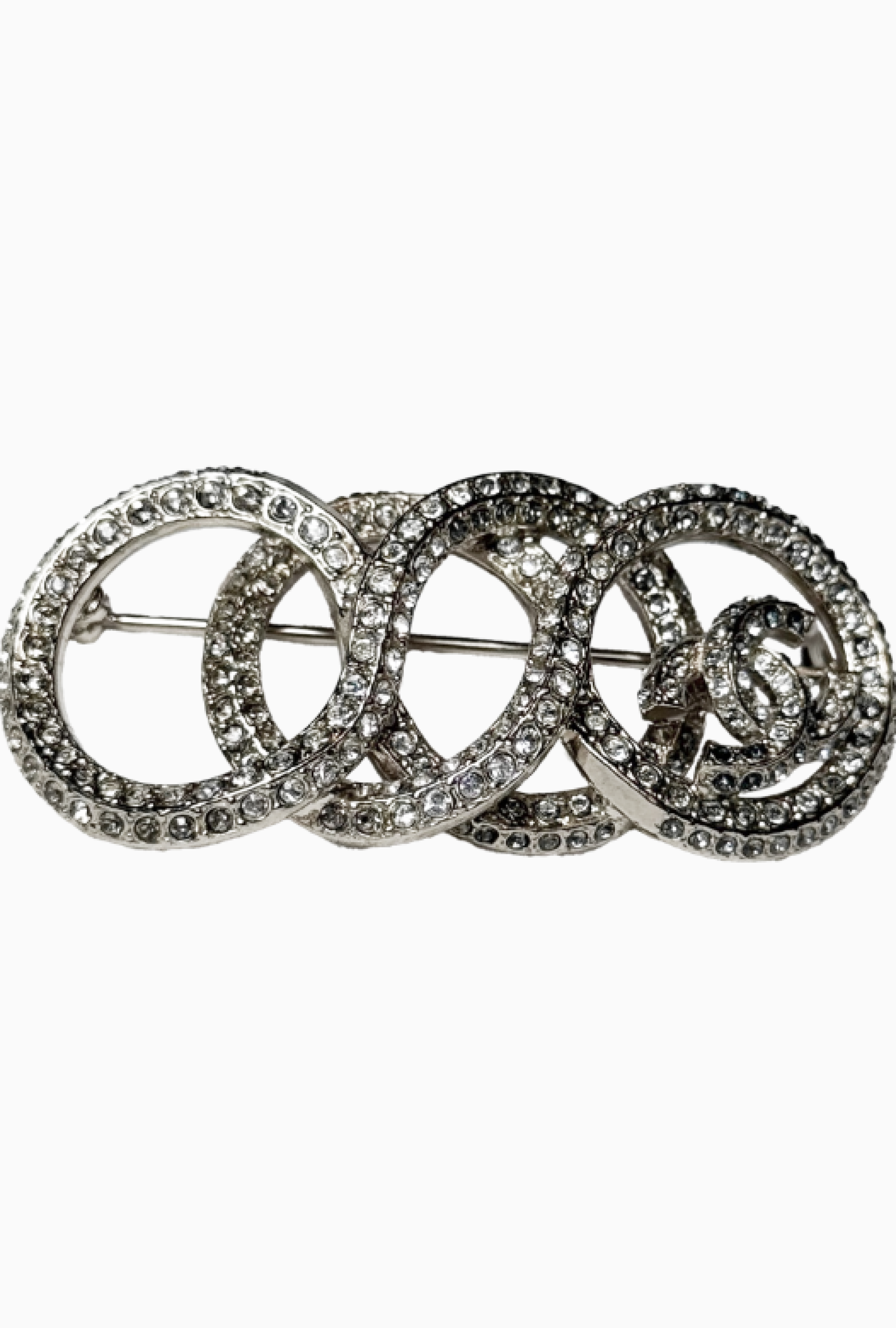 Broche Chanel Double C Circles
