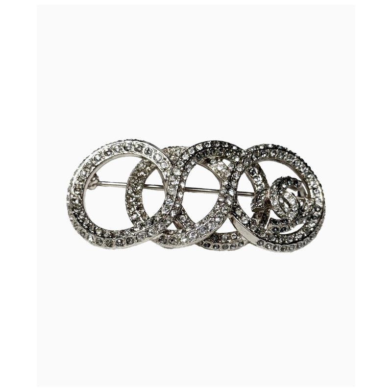Broche Chanel Double C Circles
