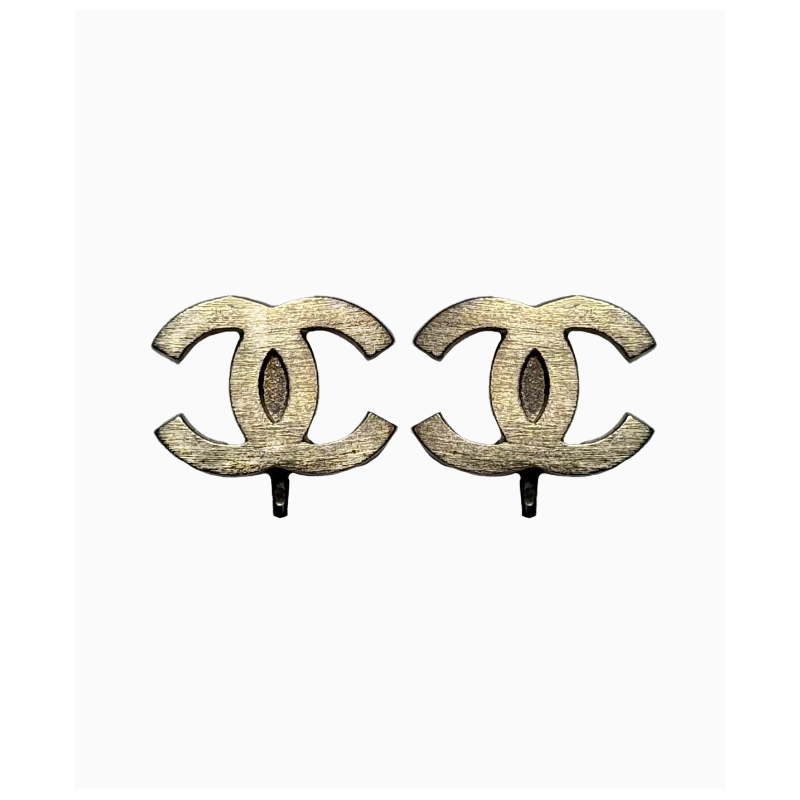 Boucles D'oreilles Chanel Double Little C Gold