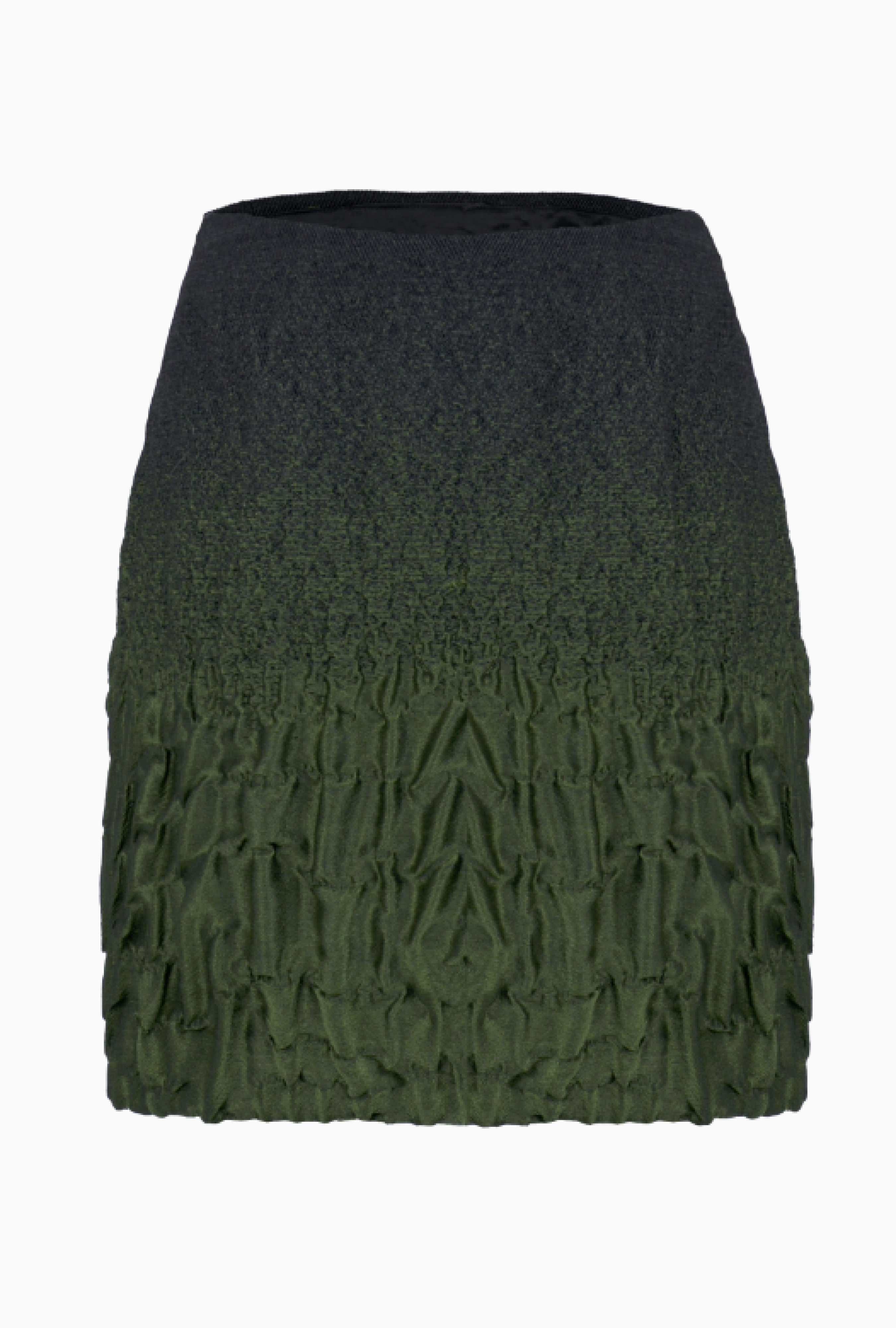 Jupe Prada Green Relief FW2007