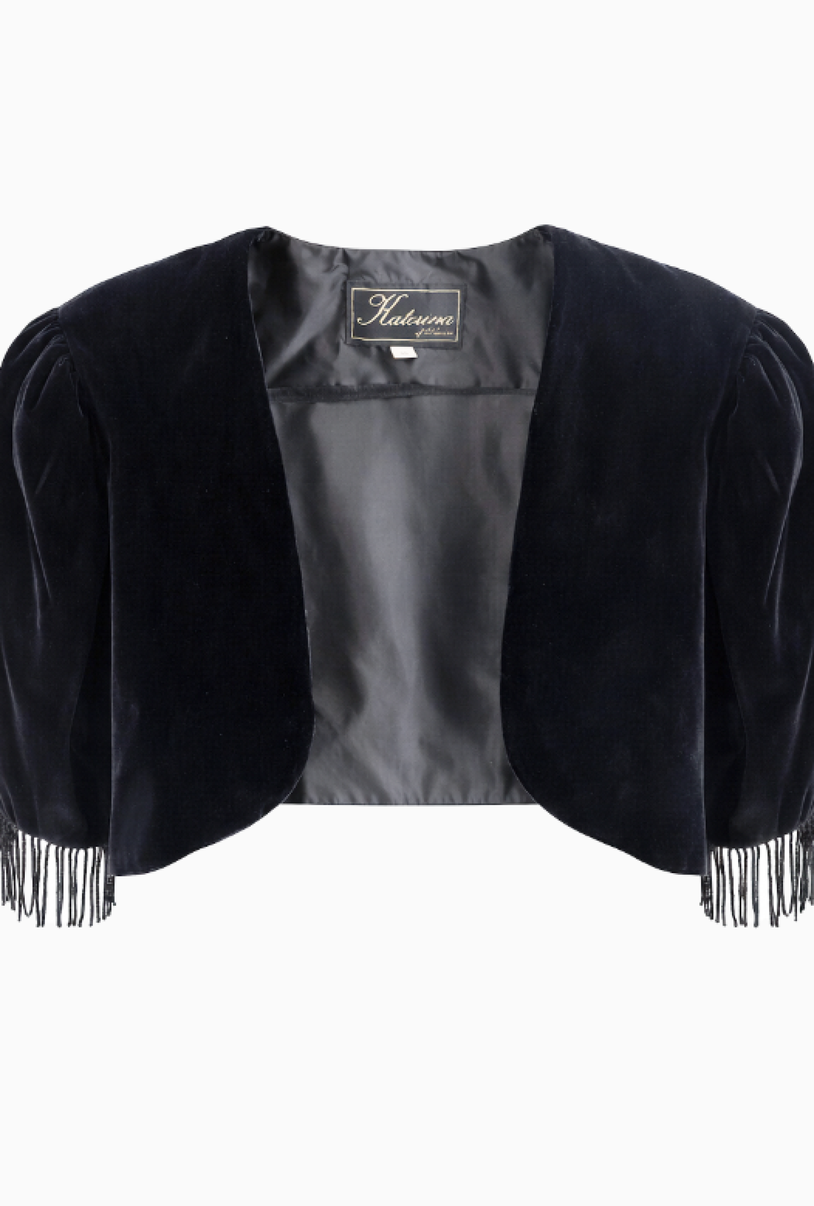 Boléro Vintage Black Velvet