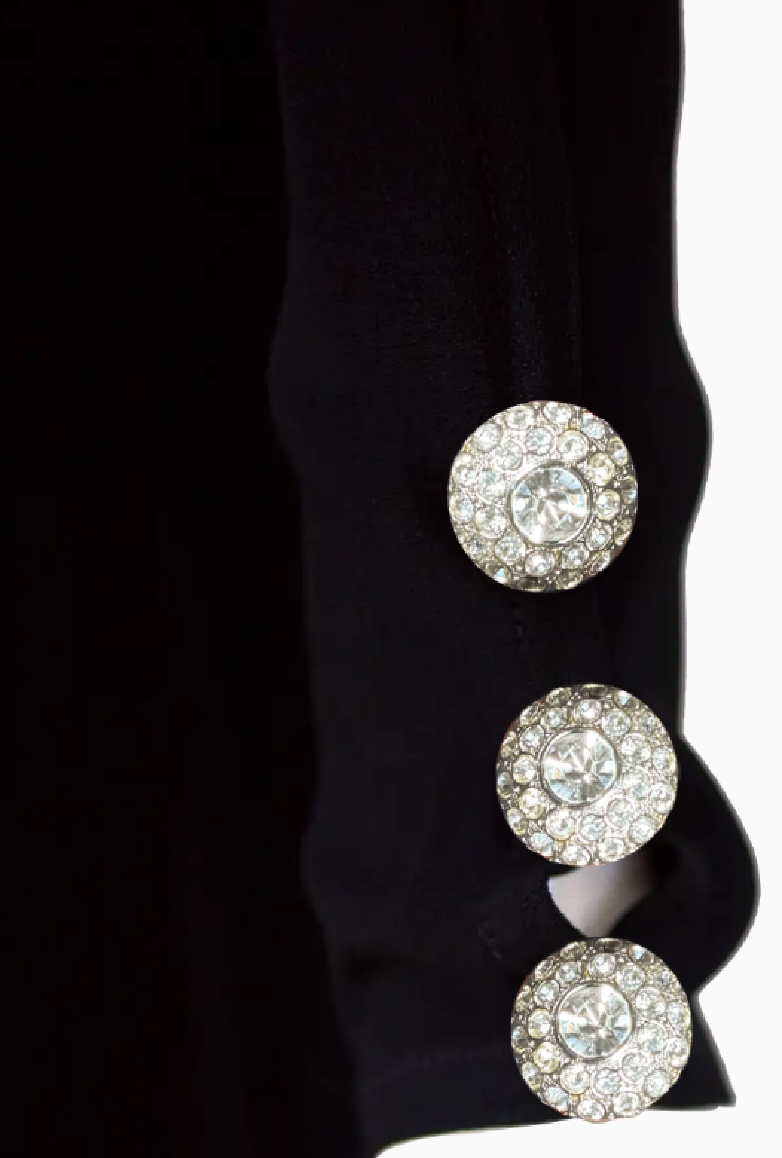 Robe Yves Saint Laurent Noire Minimaliste FW1997