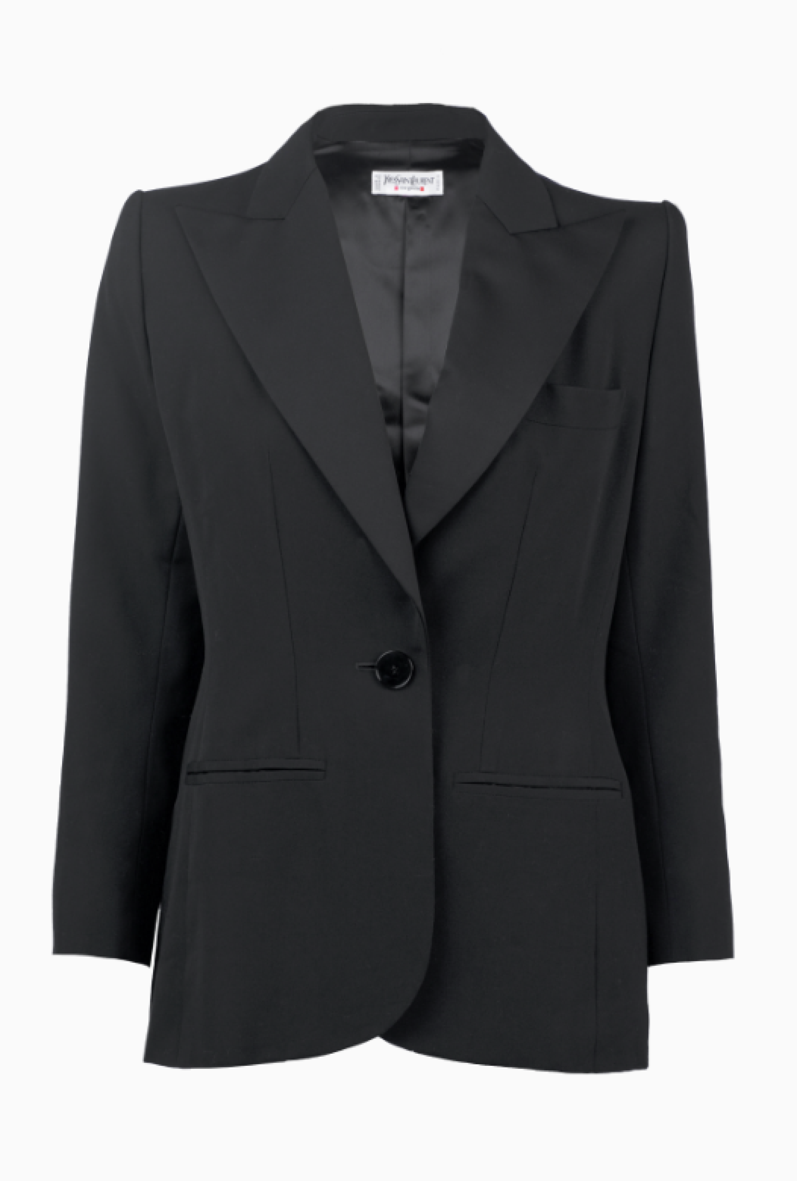 Blazer Yves Saint Laurent Tailoring Classique Noir Rive Gauche