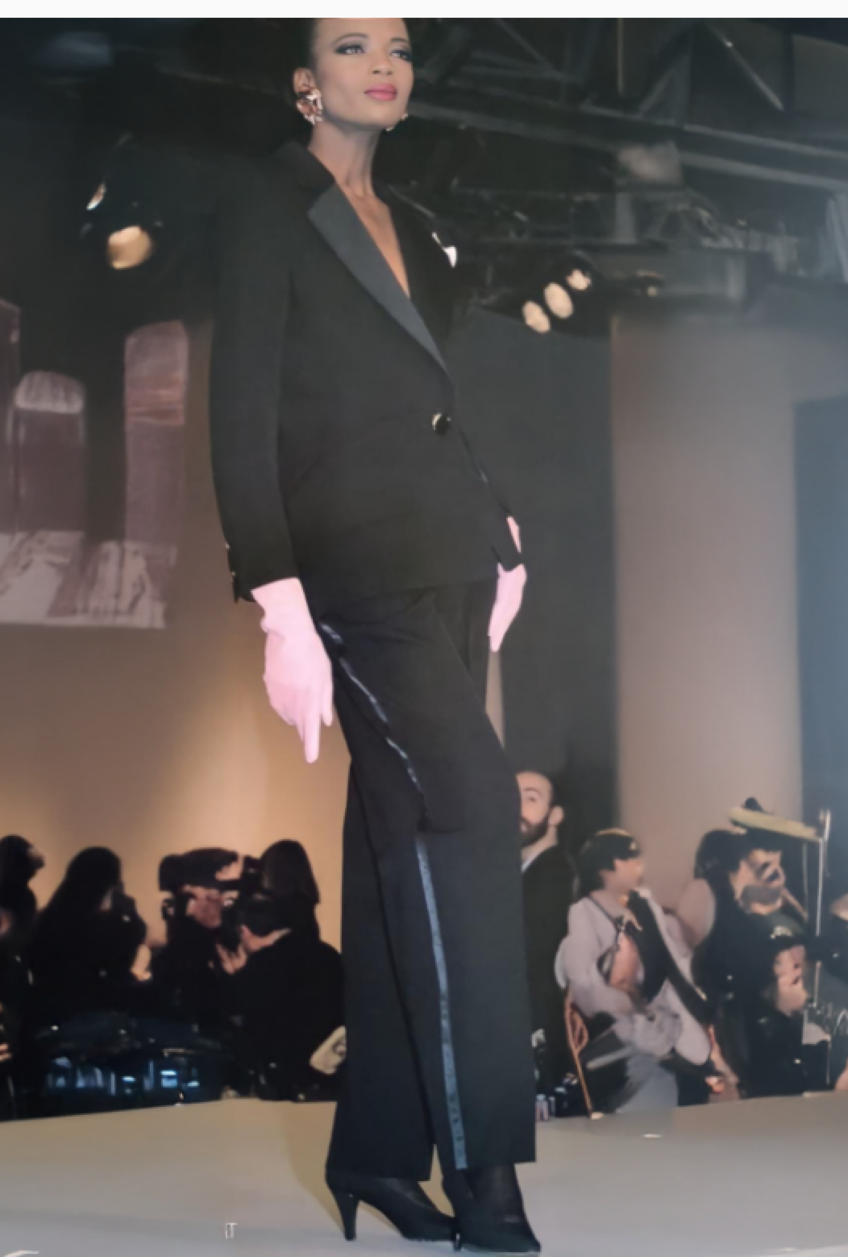 Blazer Yves Saint Laurent Tailoring Classique Noir Rive Gauche