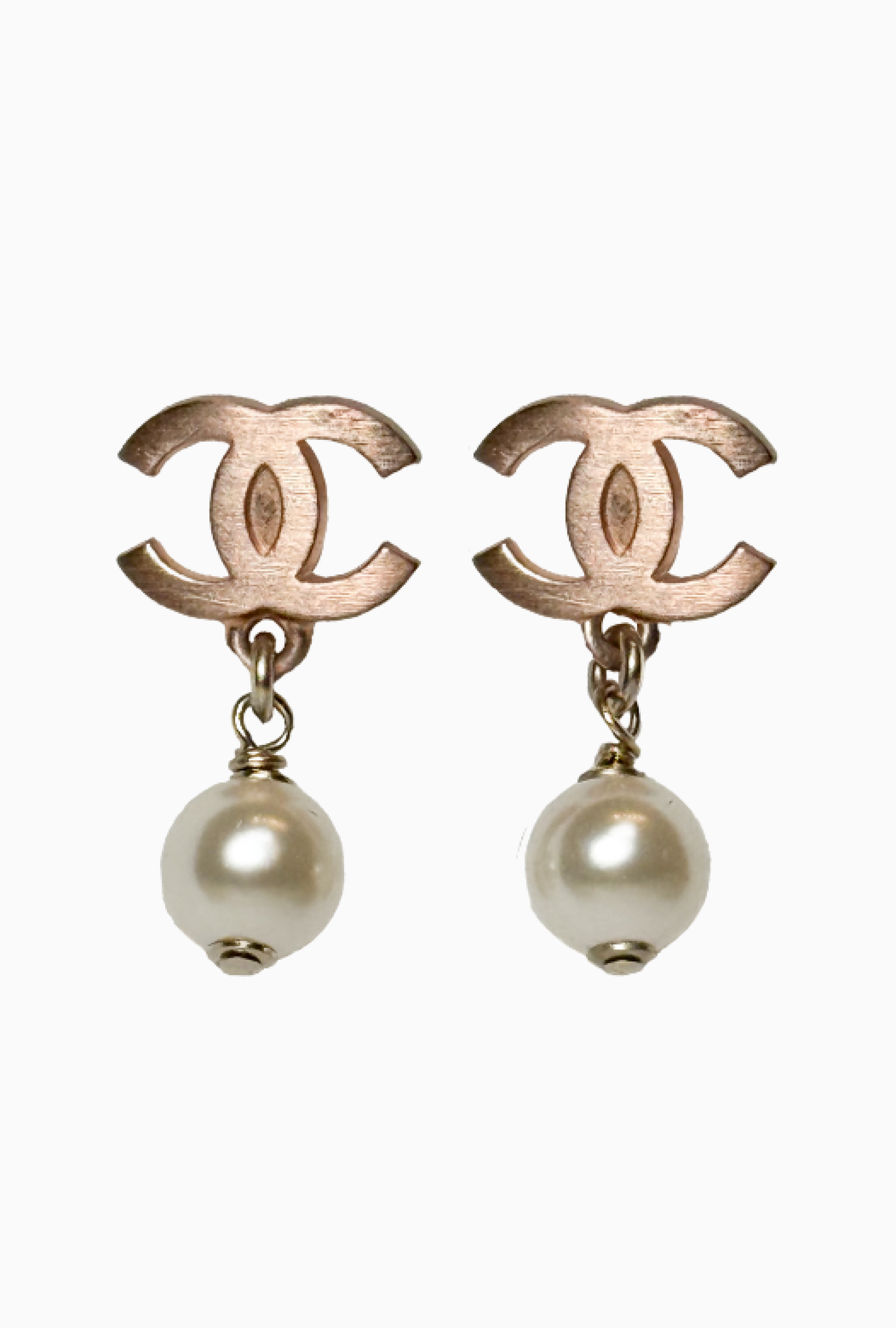 Boucles D'oreilles Chanel Drop Perles