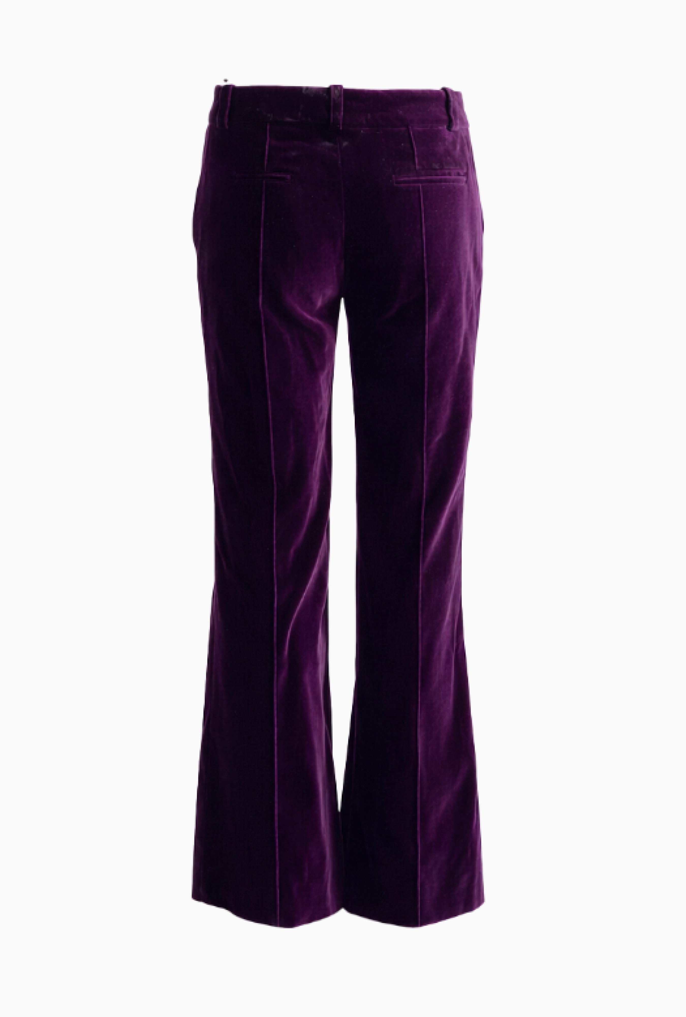 Pantalon Chloe Velours Prune FW2003 By Phoebe Philo
