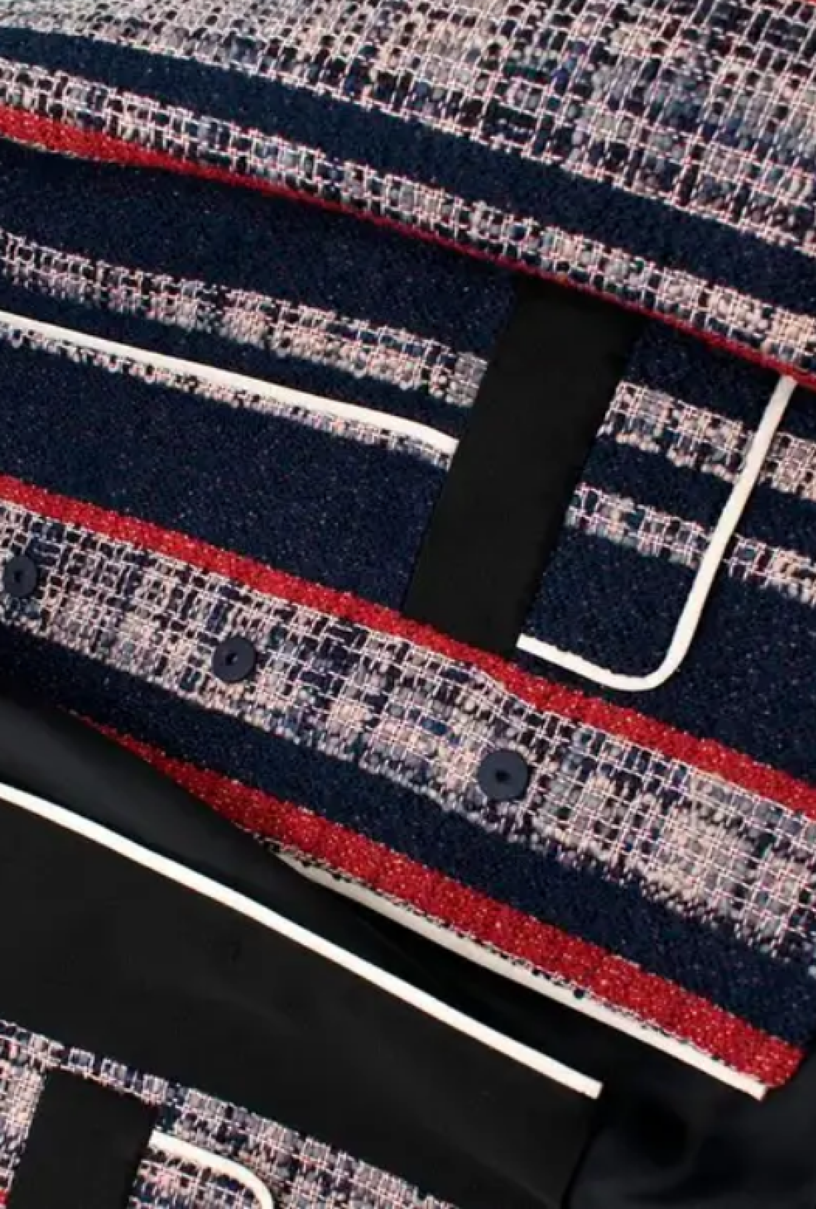 Veste Prada Tweed Rayé SS2016