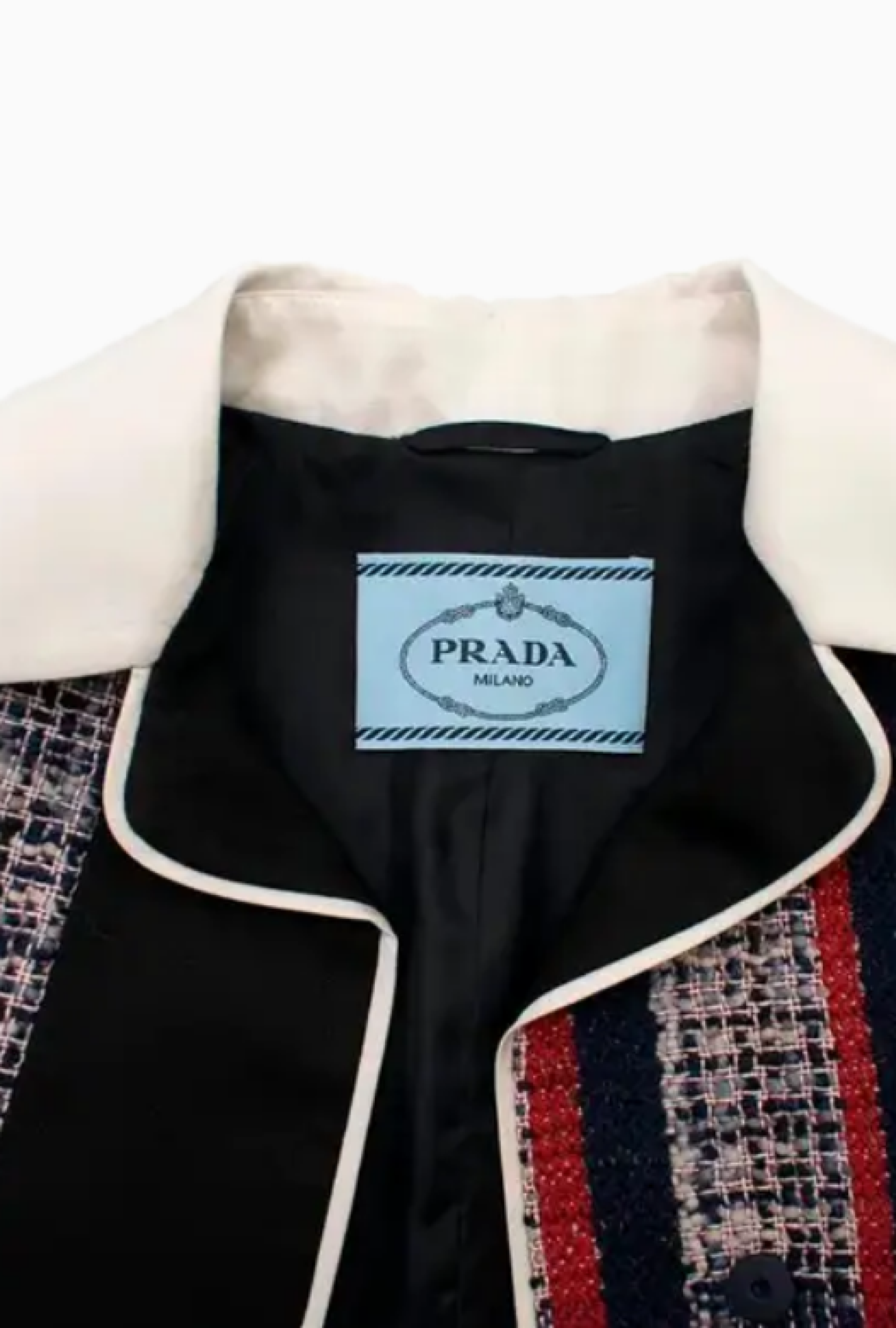Veste Prada Tweed Rayé SS2016