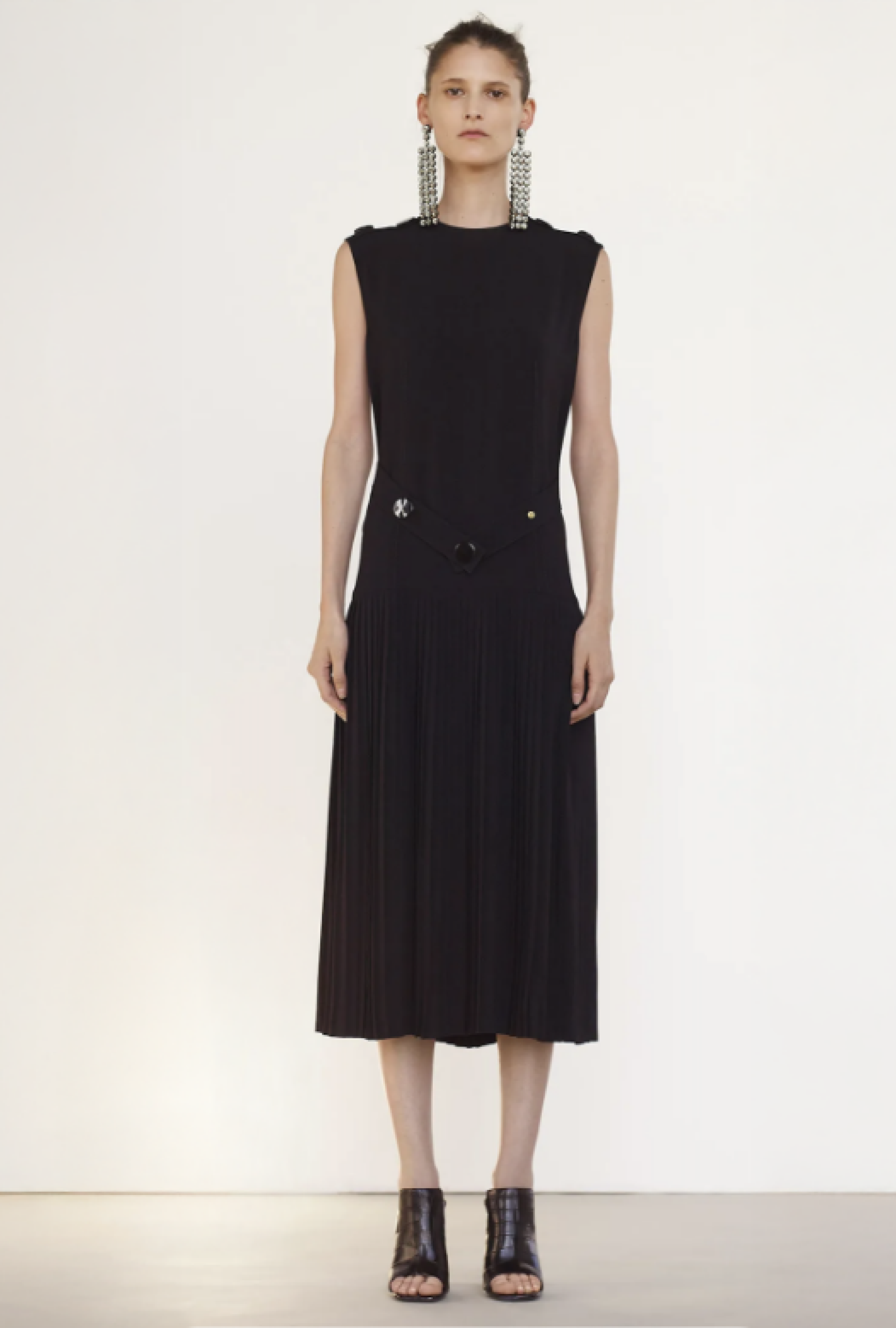 Robe Celine Black Resort 2015 Par Phoebe Philo