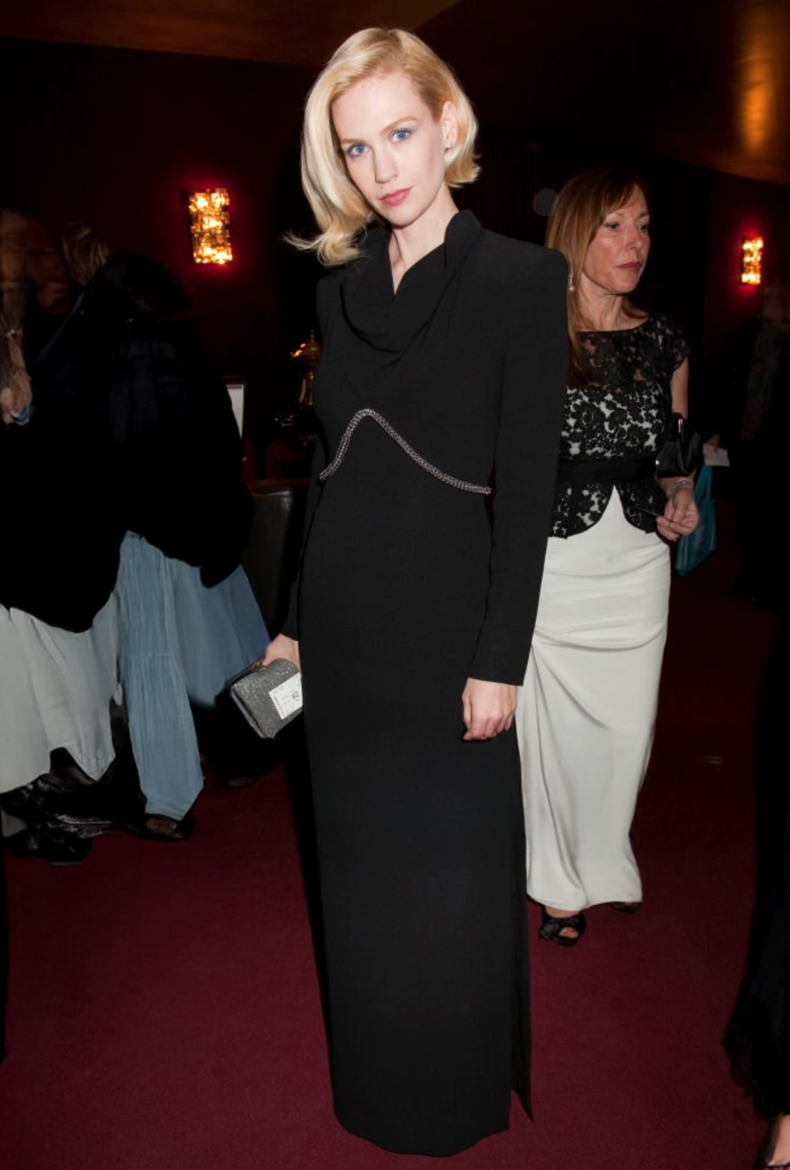 Robe Yves Saint Laurent  Noire Couture Cristal FW2012 par Stefano Pilati