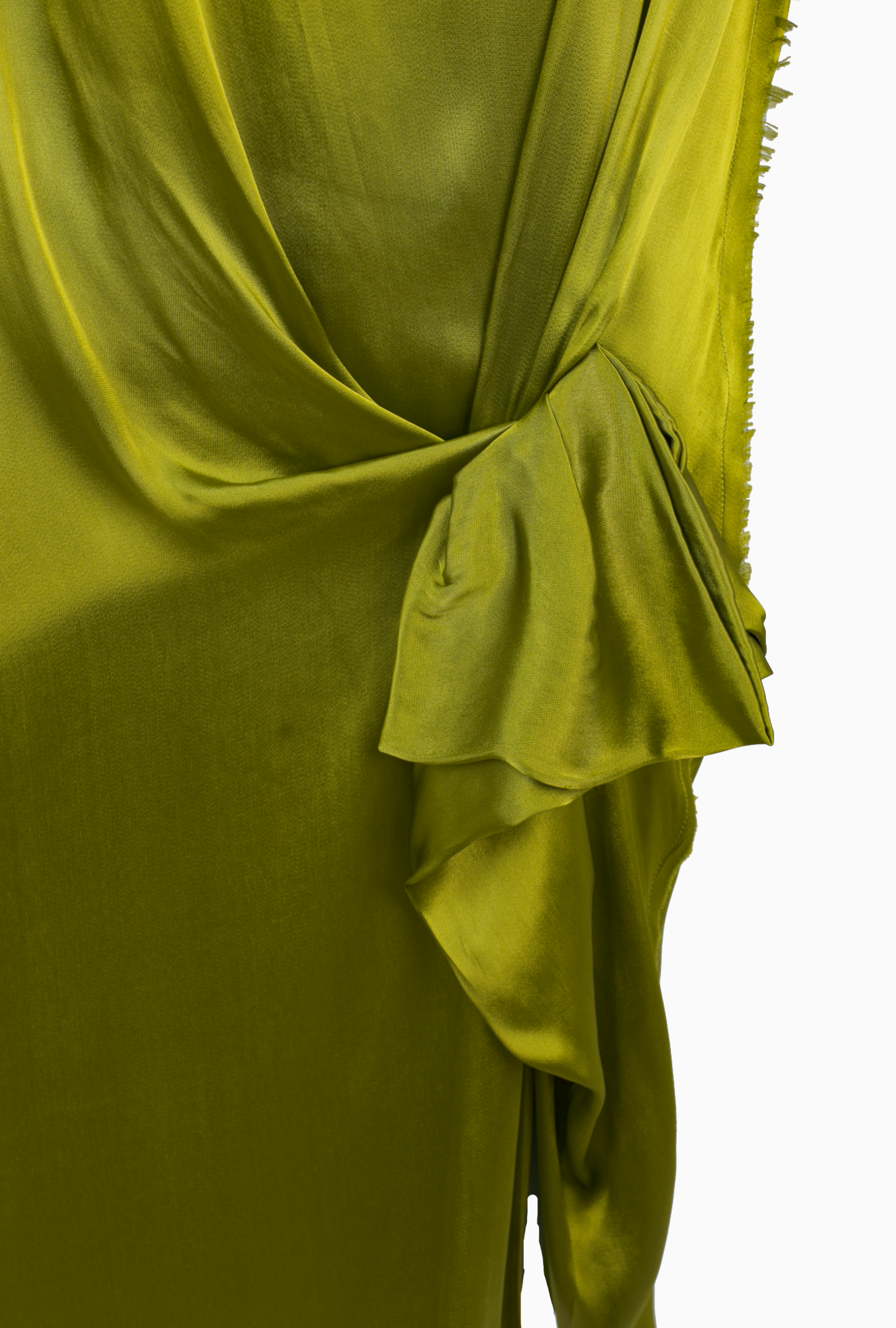 Robe Lanvin Drapée Vert Chartreuse SS2014
