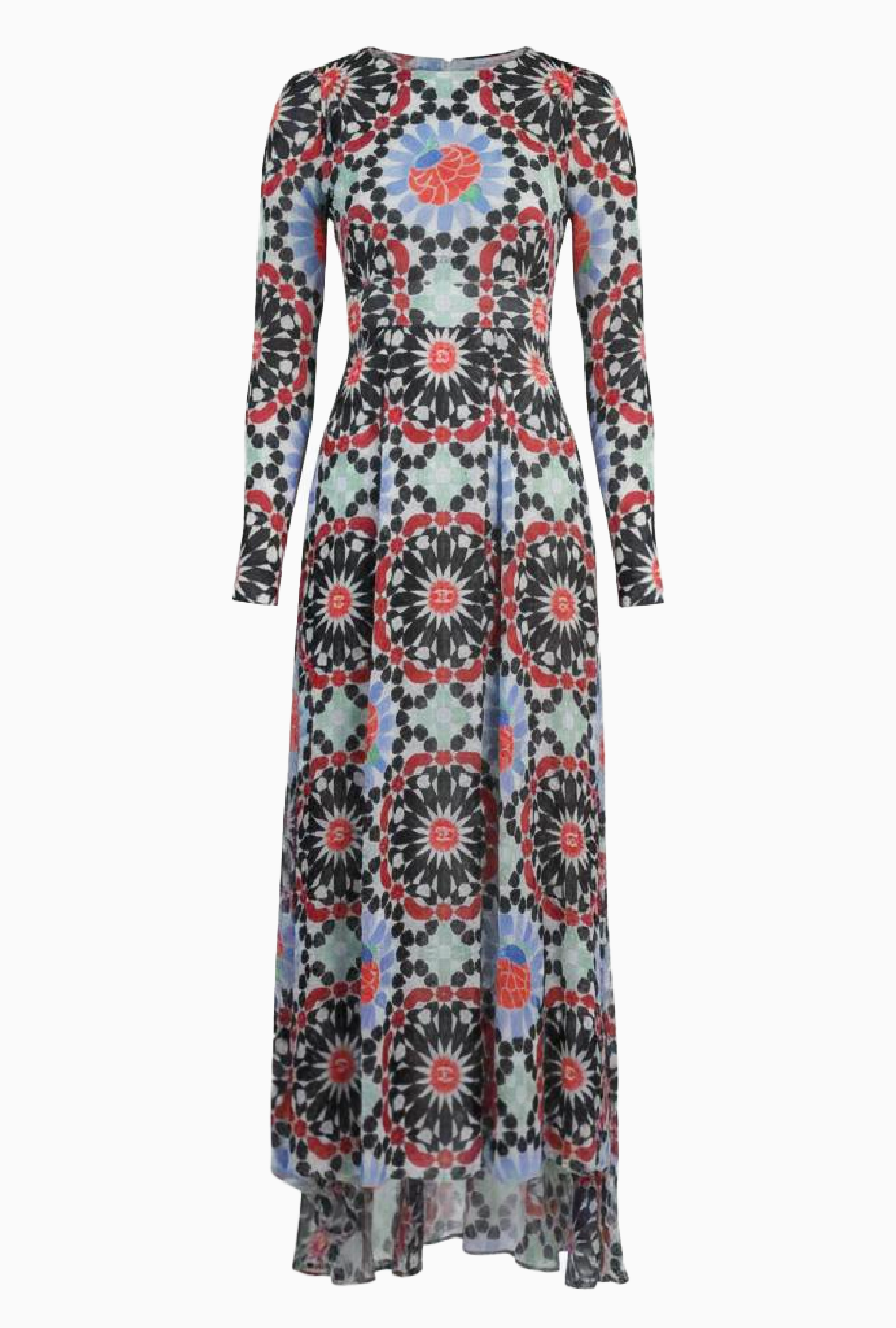 Robe Chanel Mousseline Imprimée Resort 2015