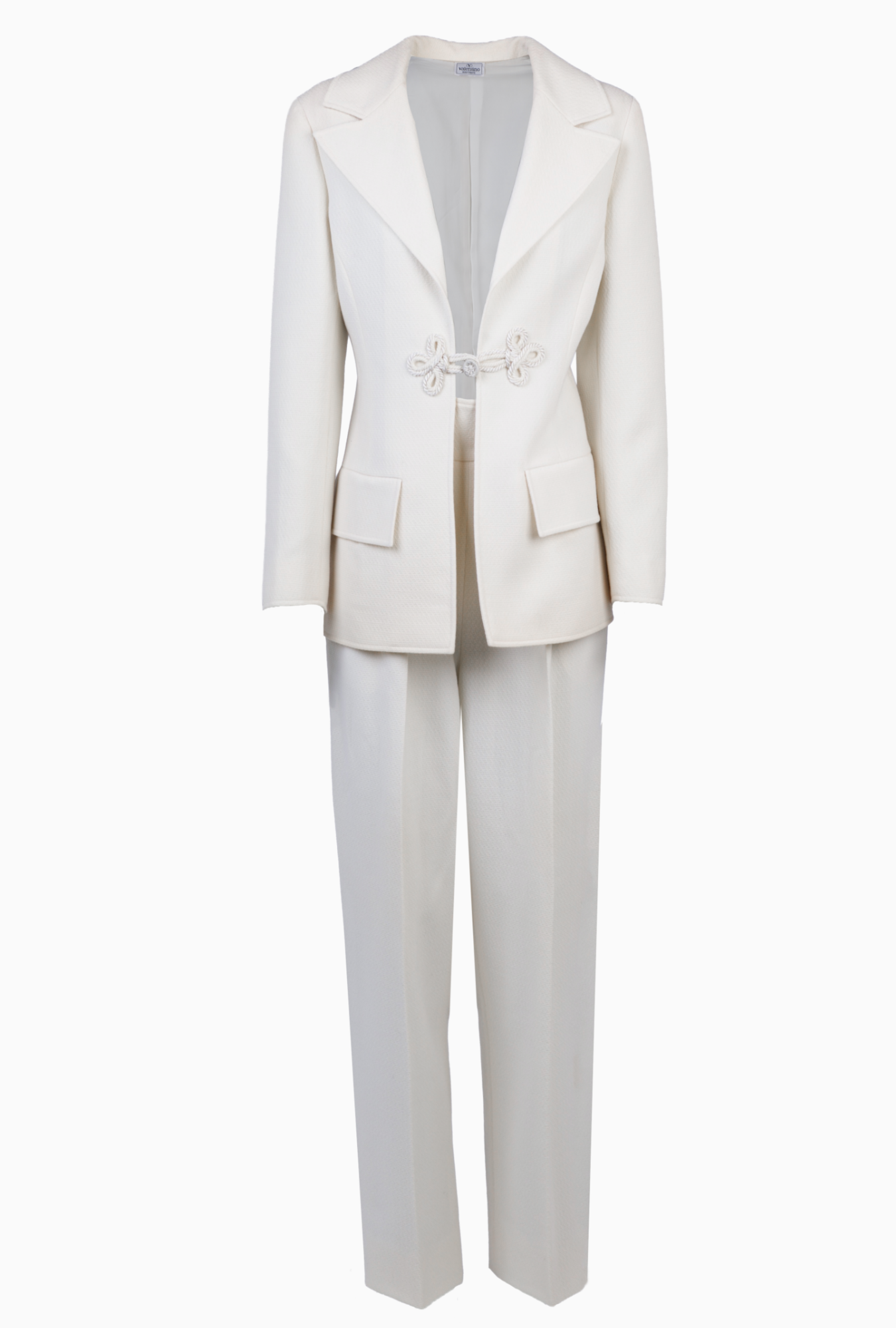 Ensemble Valentino Pantalon Tailoring Ivoire