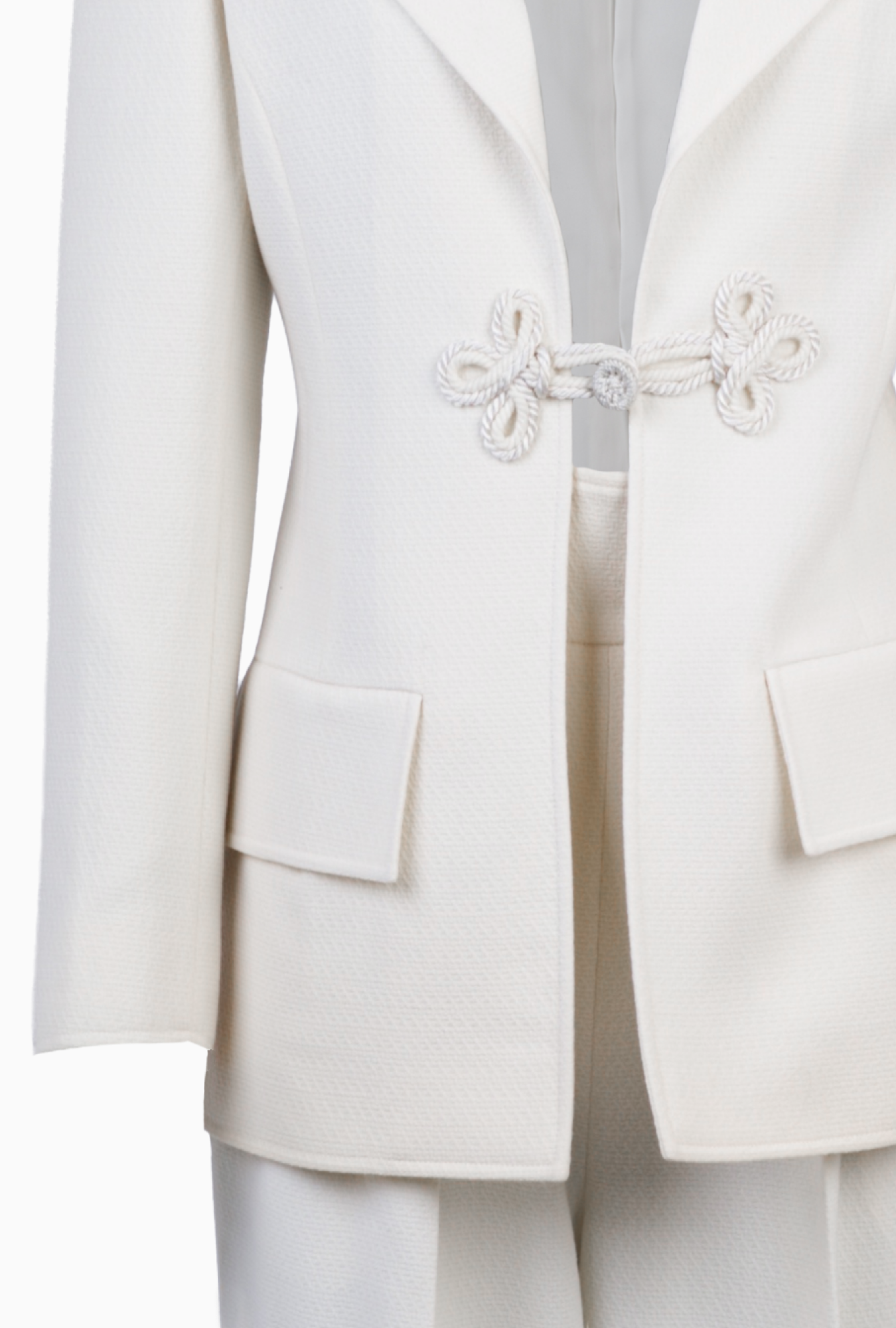 Ensemble Valentino Pantalon Tailoring Ivoire