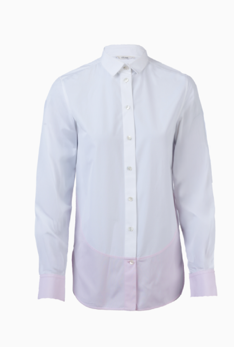 Chemise Céline Blush & White