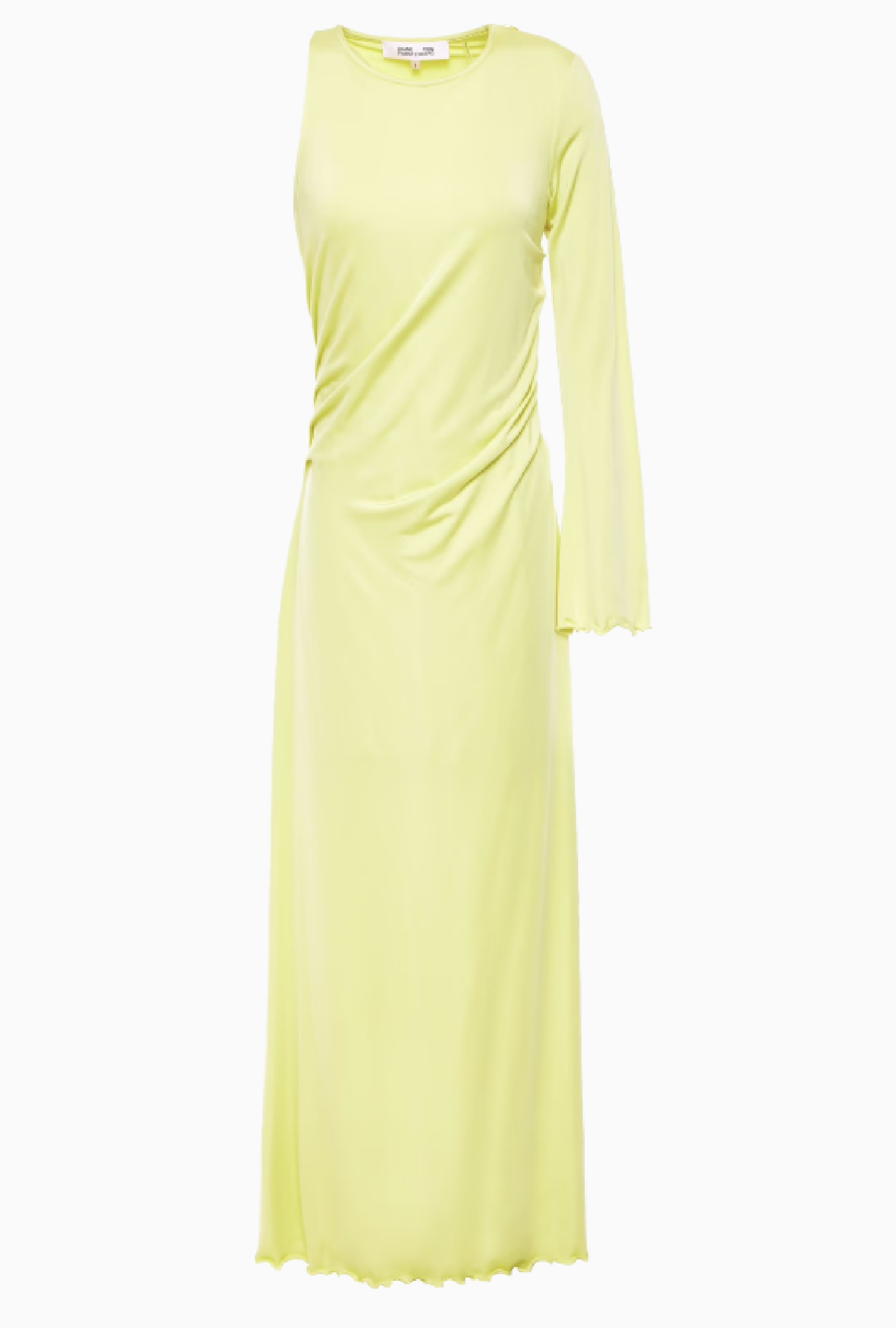 Robe Diane Von Furstenberg Asymétrique jaune