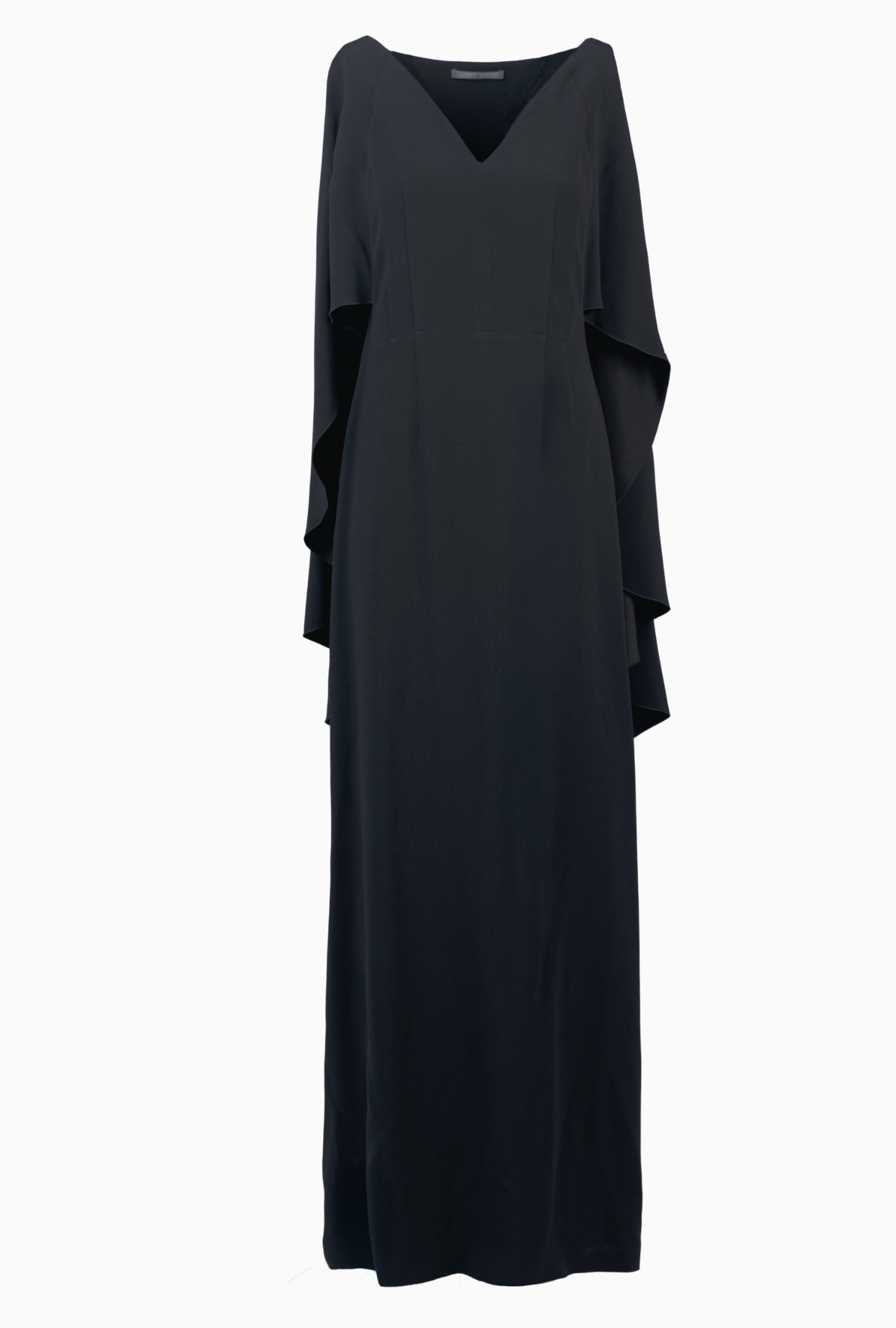 Robe Alberta Ferretti Drapé Fluide Noir