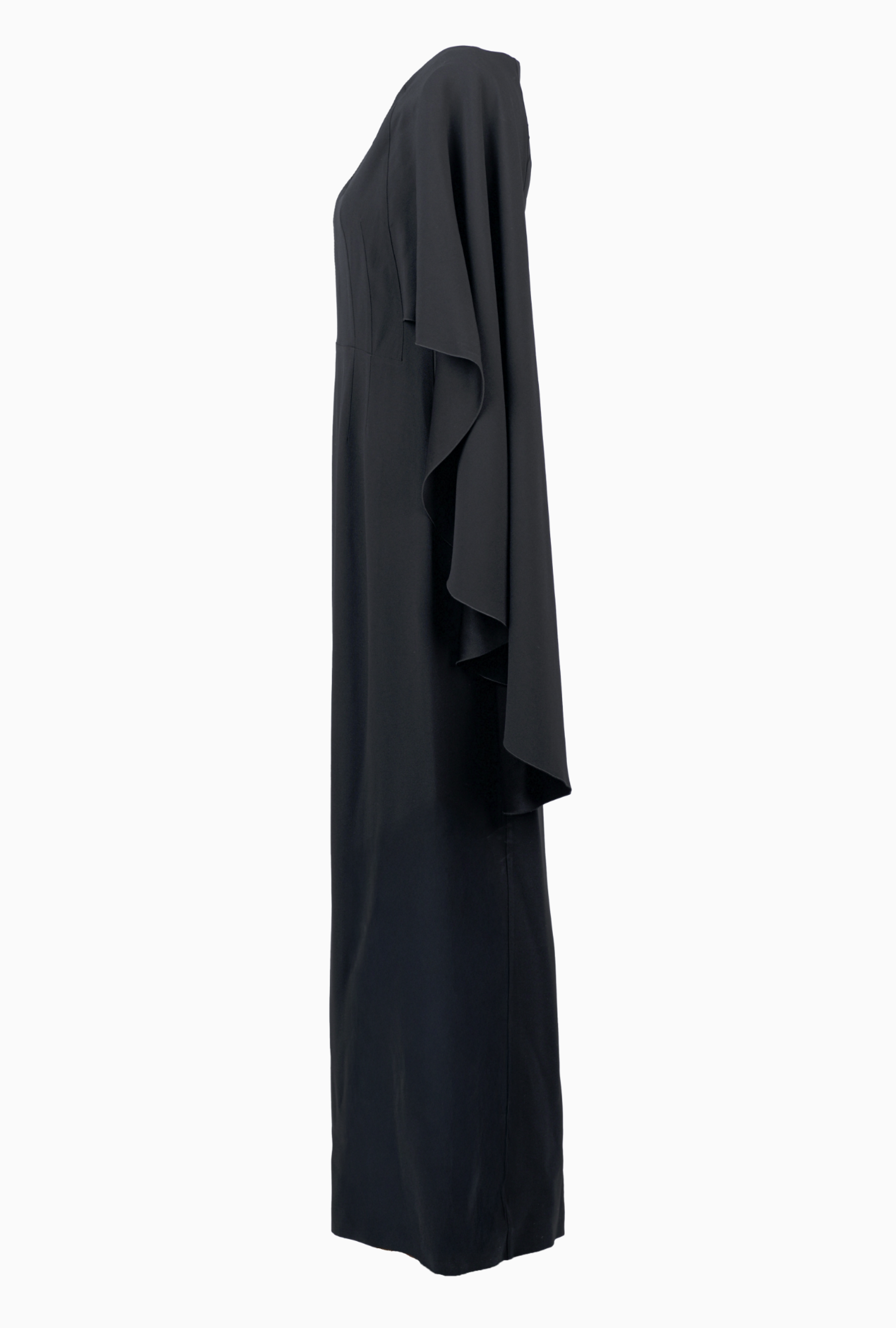 Robe Alberta Ferretti Drapé Fluide Noir