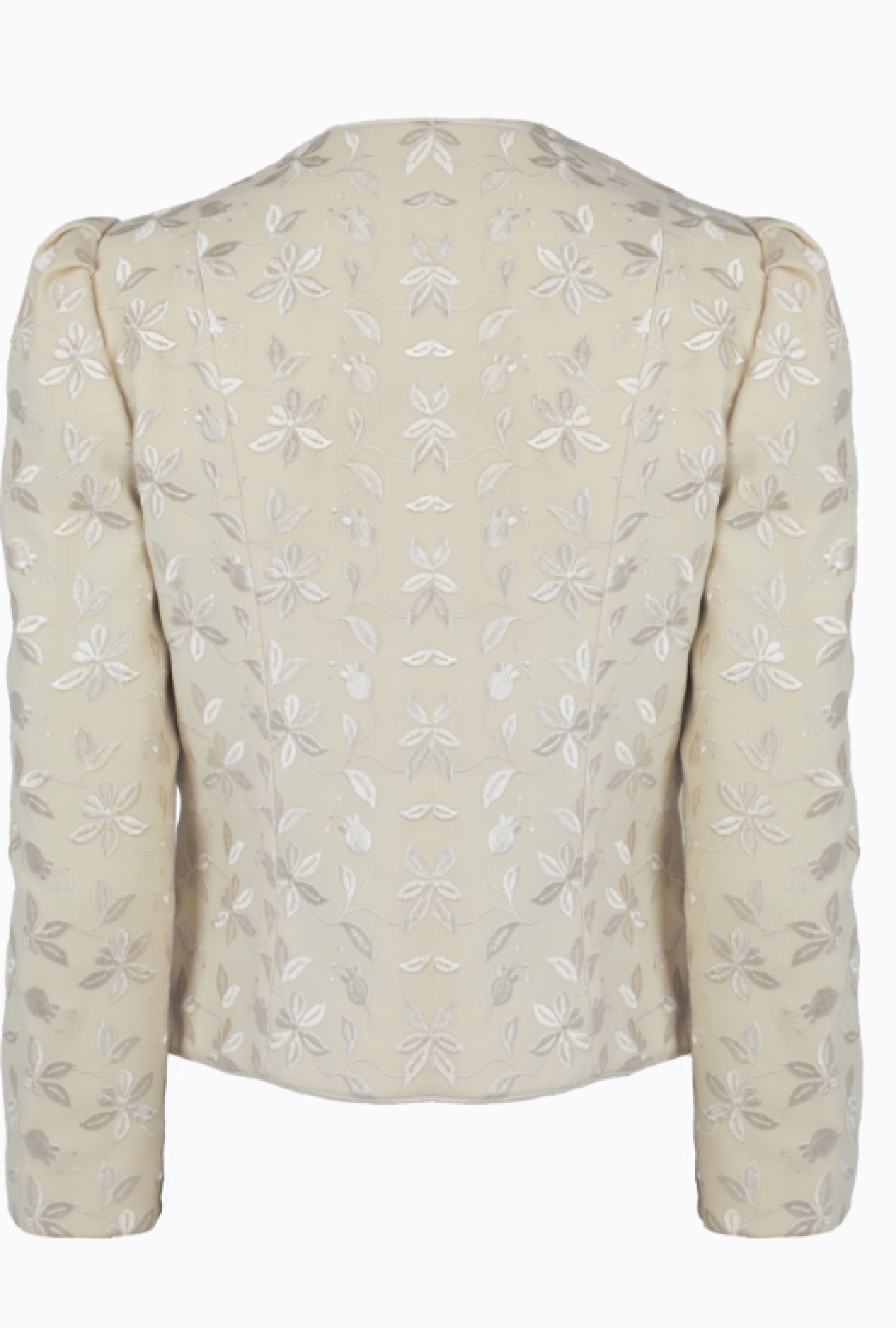 Veste Oscar de la renta Ivoire Brodé 1994