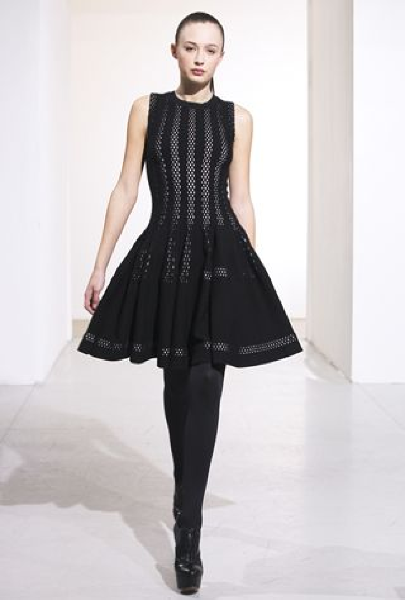 Robe Alaïa Maille Ajourée Fall2013