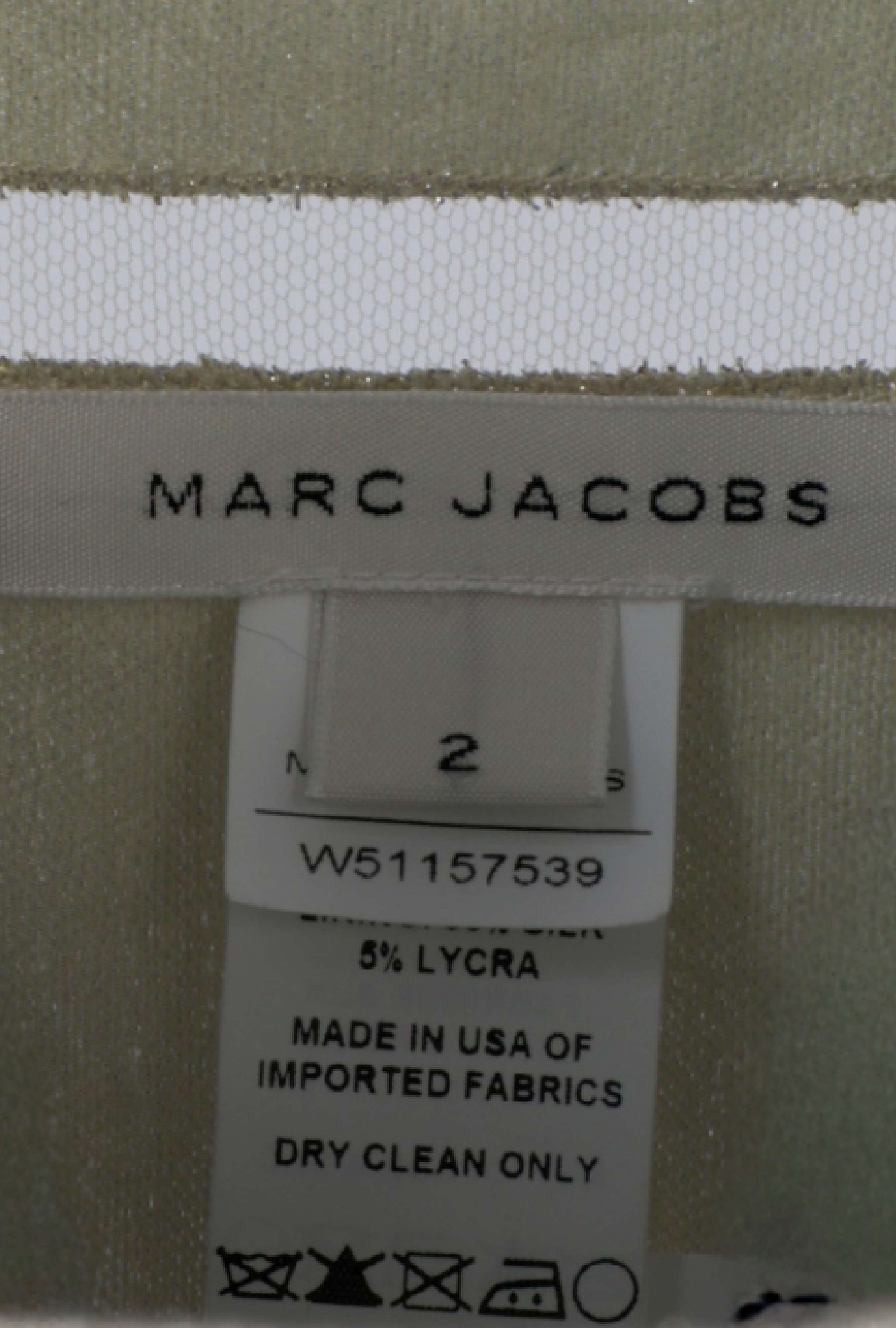 Robe Marc Jacobs Silver SS2012