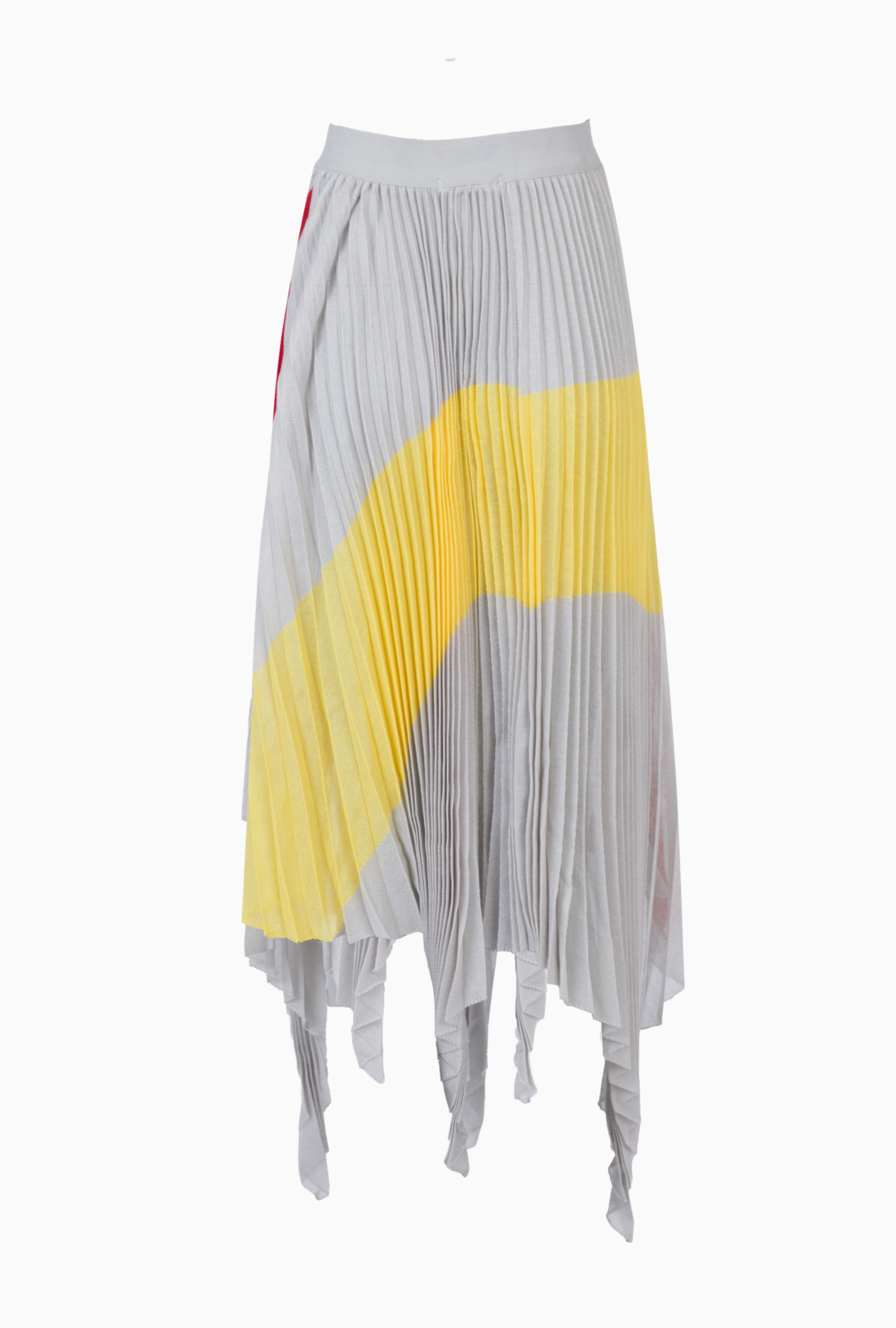 Jupe Céline,  Plissée Graphique SS2018 Par Phoebe Philo