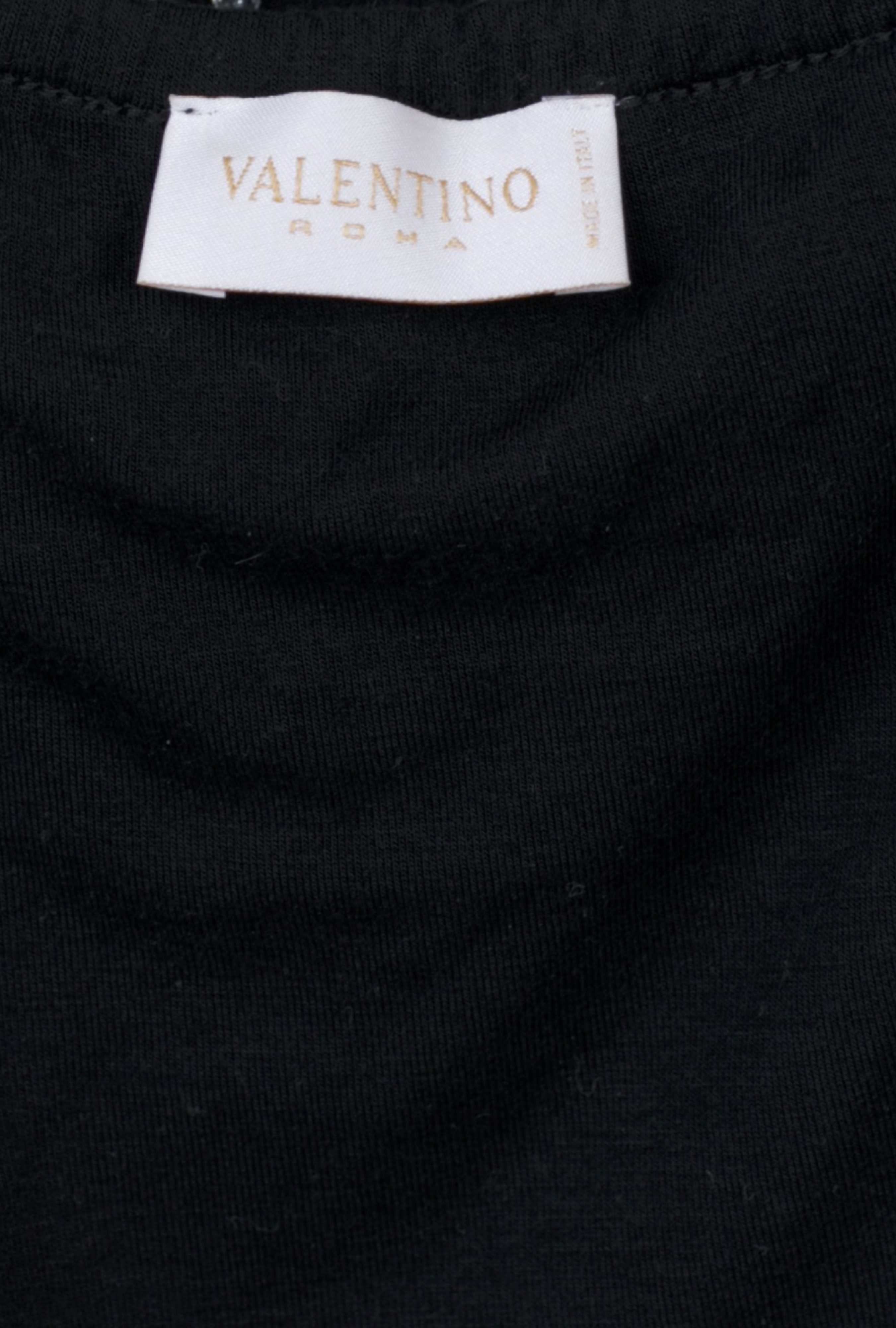 Valentino Noire à Franges Dress SS1997