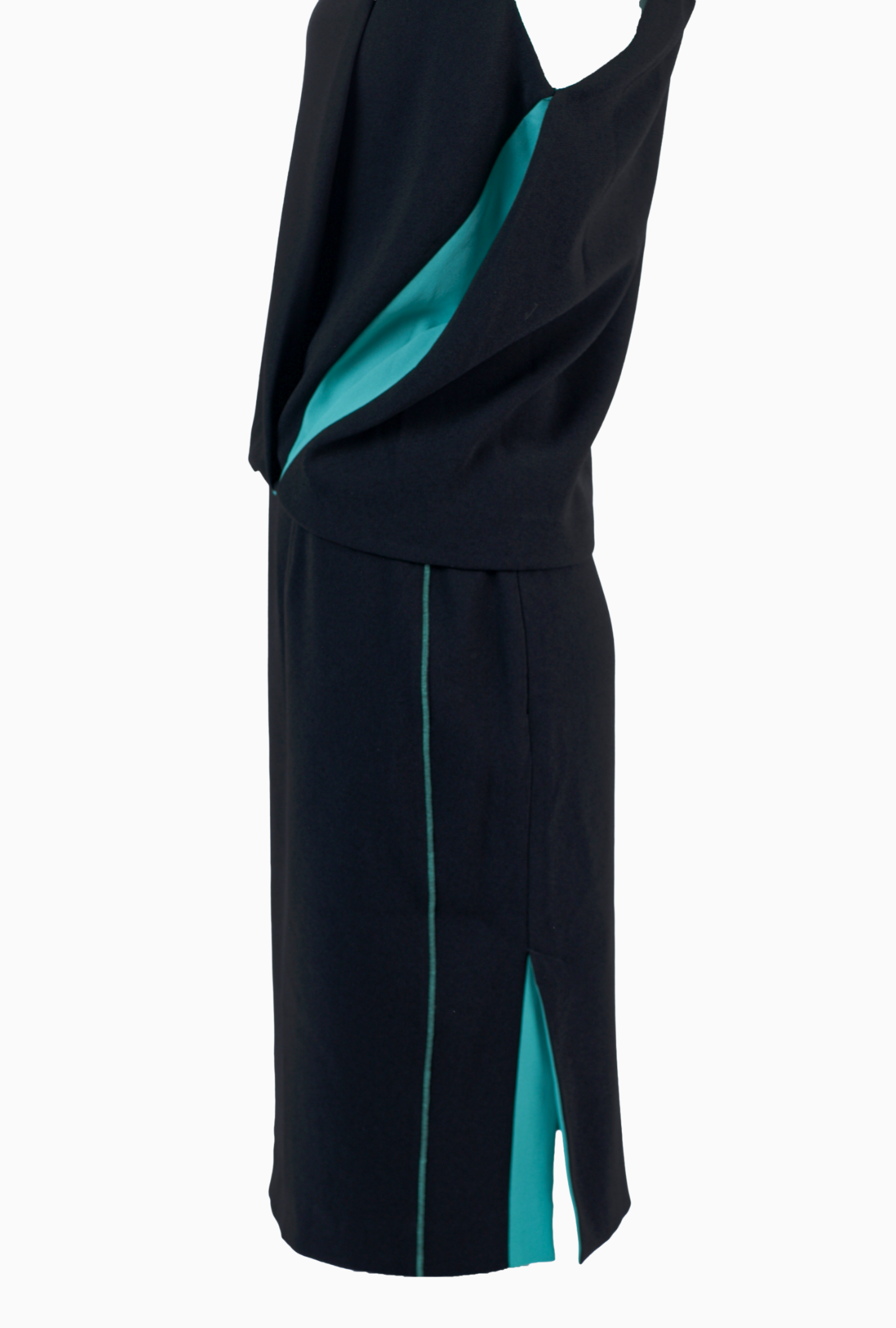 Ensemble Balenciaga Contraste 2009 Par Nicolas Ghesquière