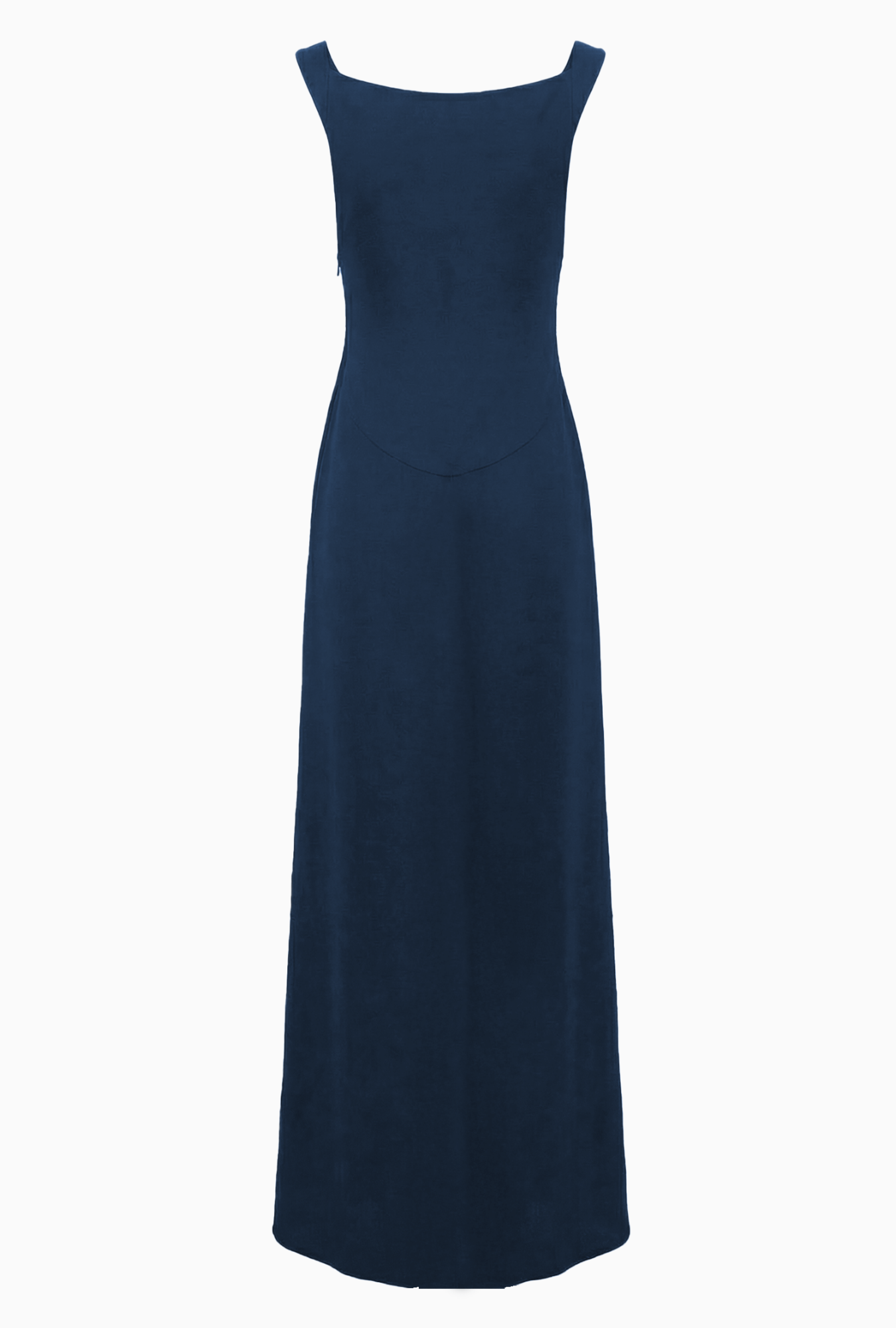 Bluemarine Dress Midnight Blue With Bow.