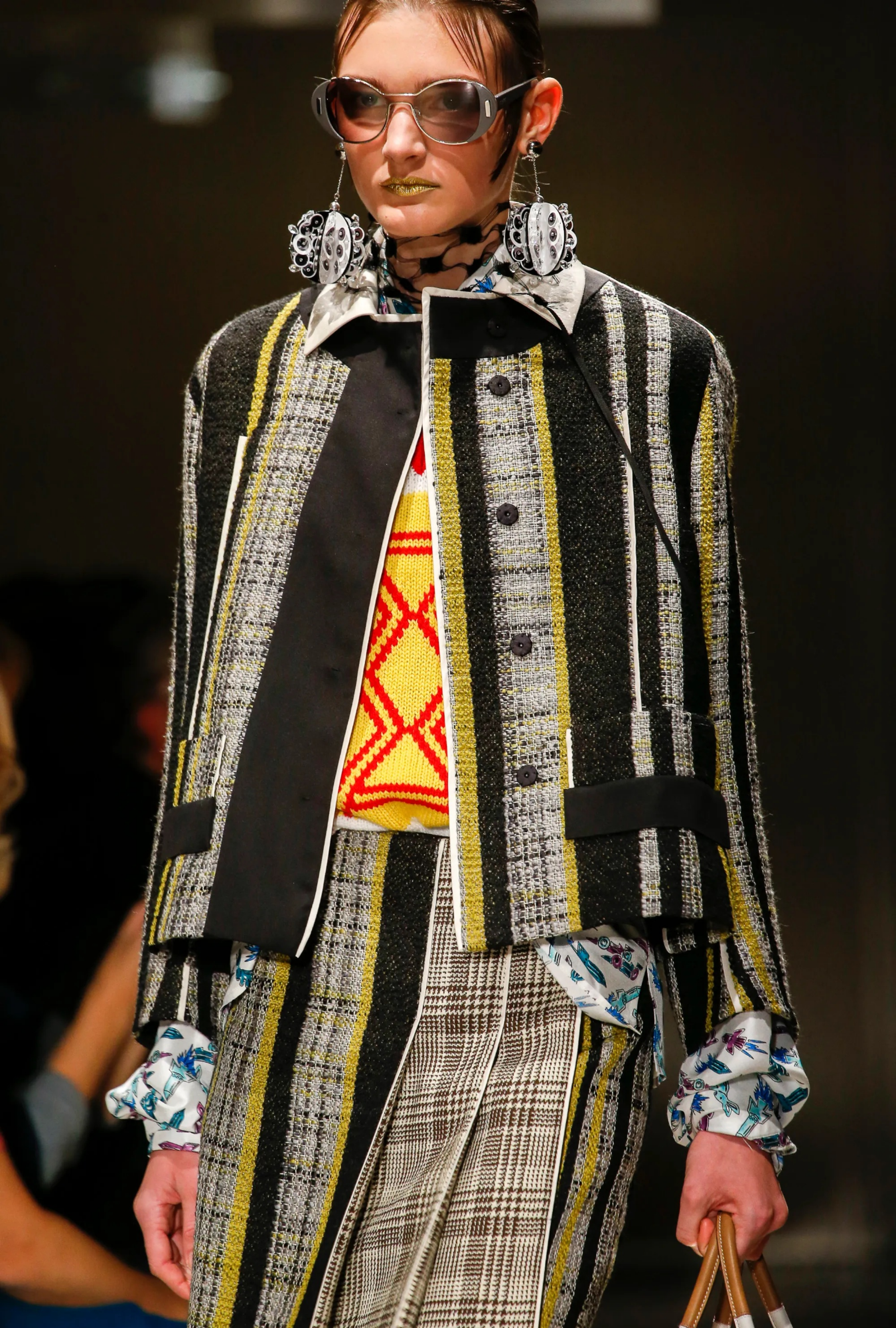 Jupe Prada Patchwork SS2016