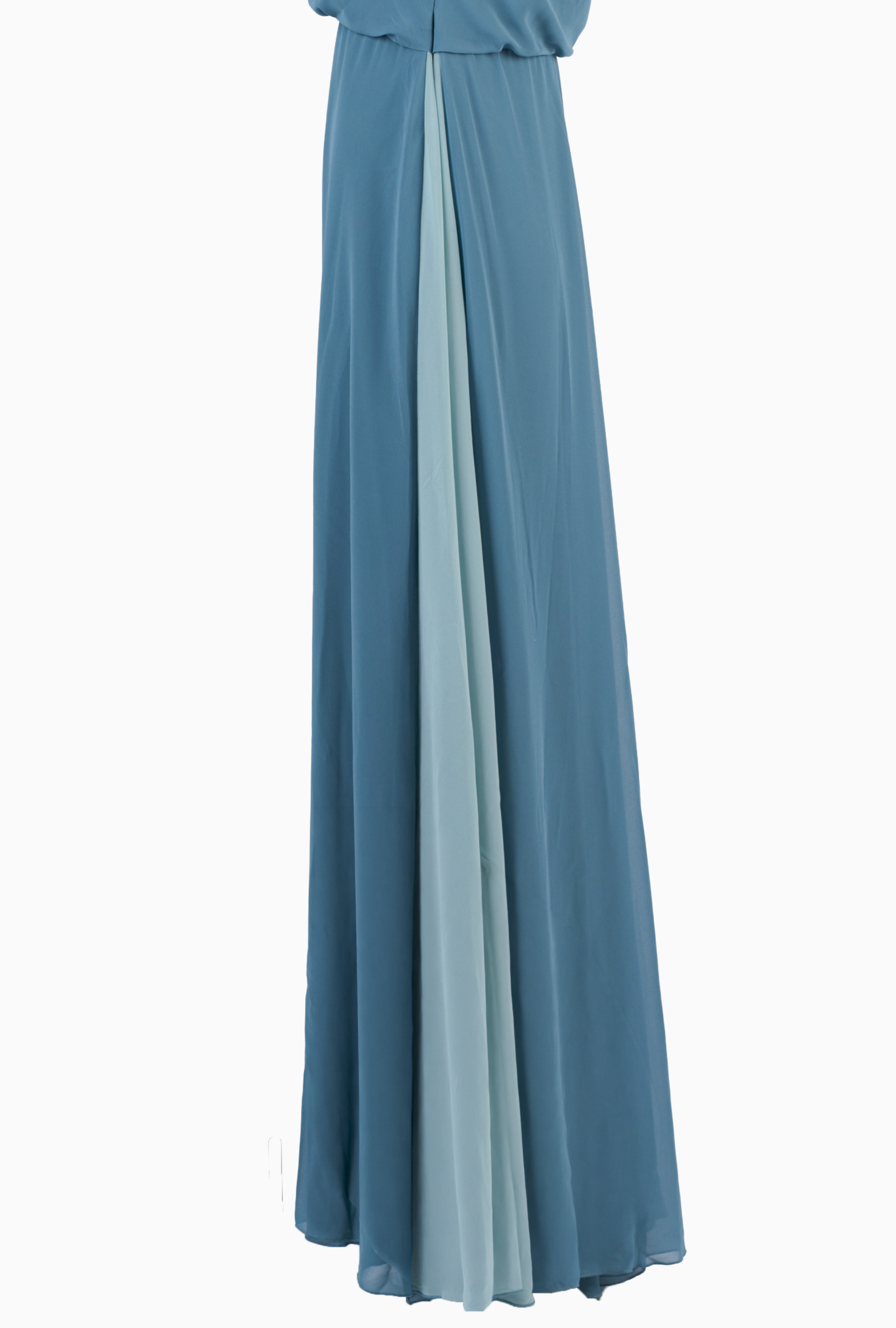 Robe Pronovias Col Halter Bleu