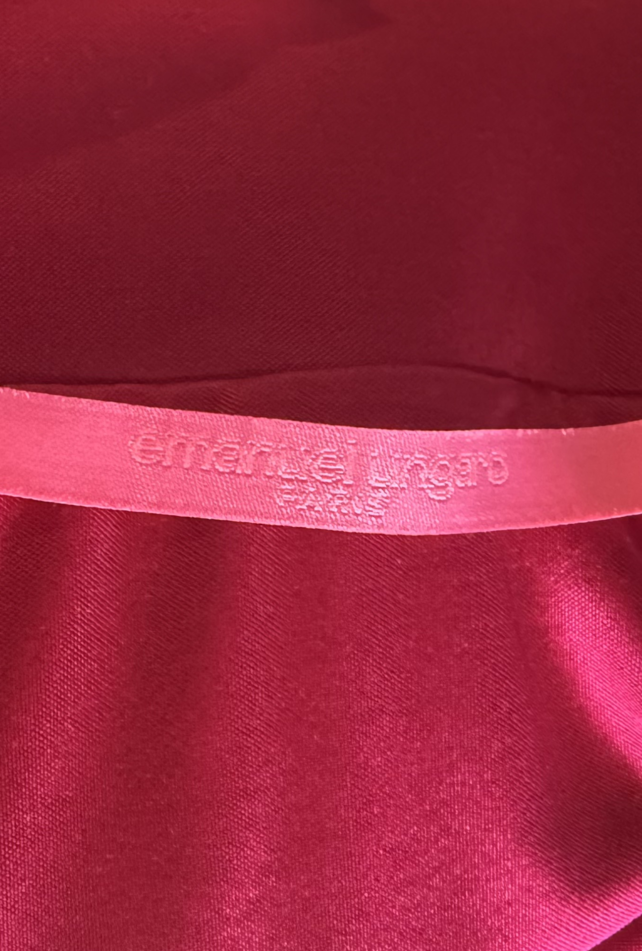 Robe Ungaro fuchsia à fronces
