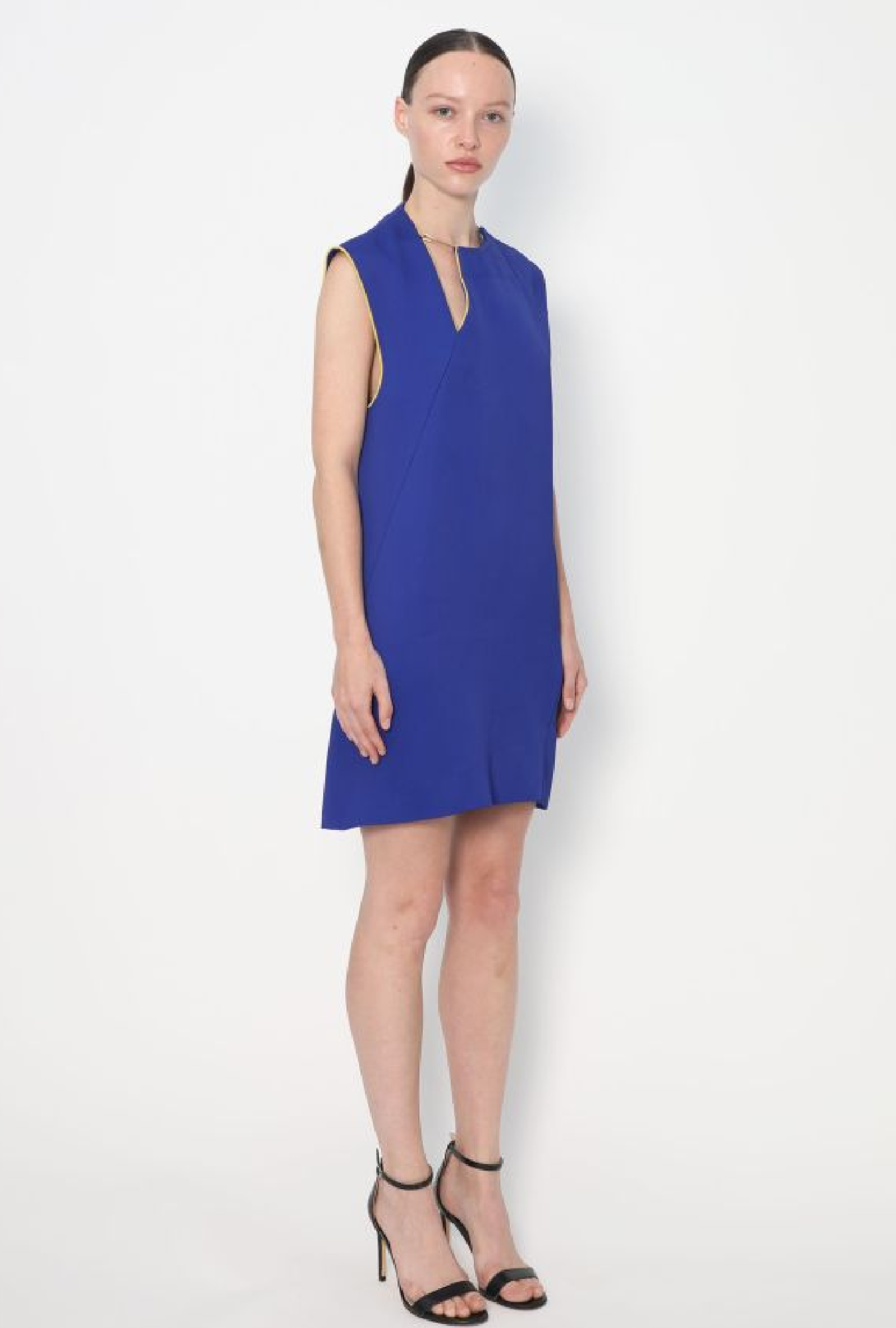 Robe Céline Bleu SS2014 Par Phoebe Philo