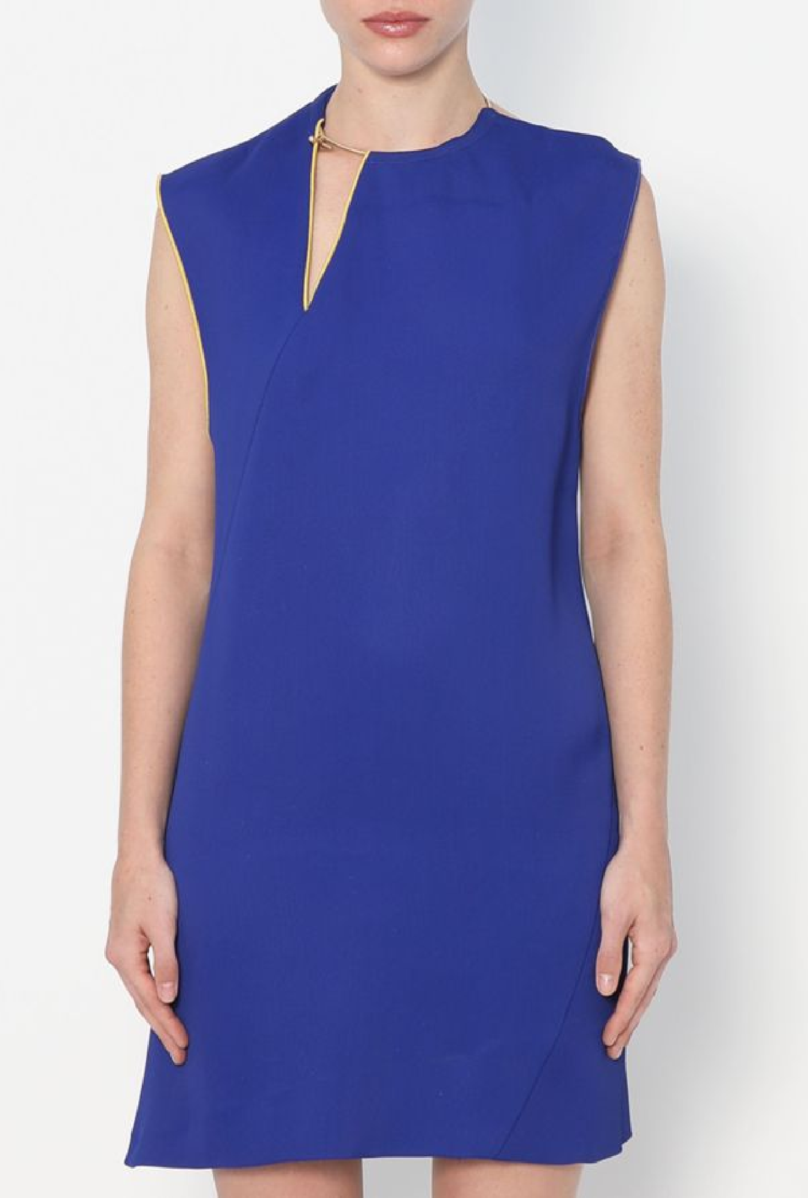 Robe Céline Bleu SS2014 Par Phoebe Philo