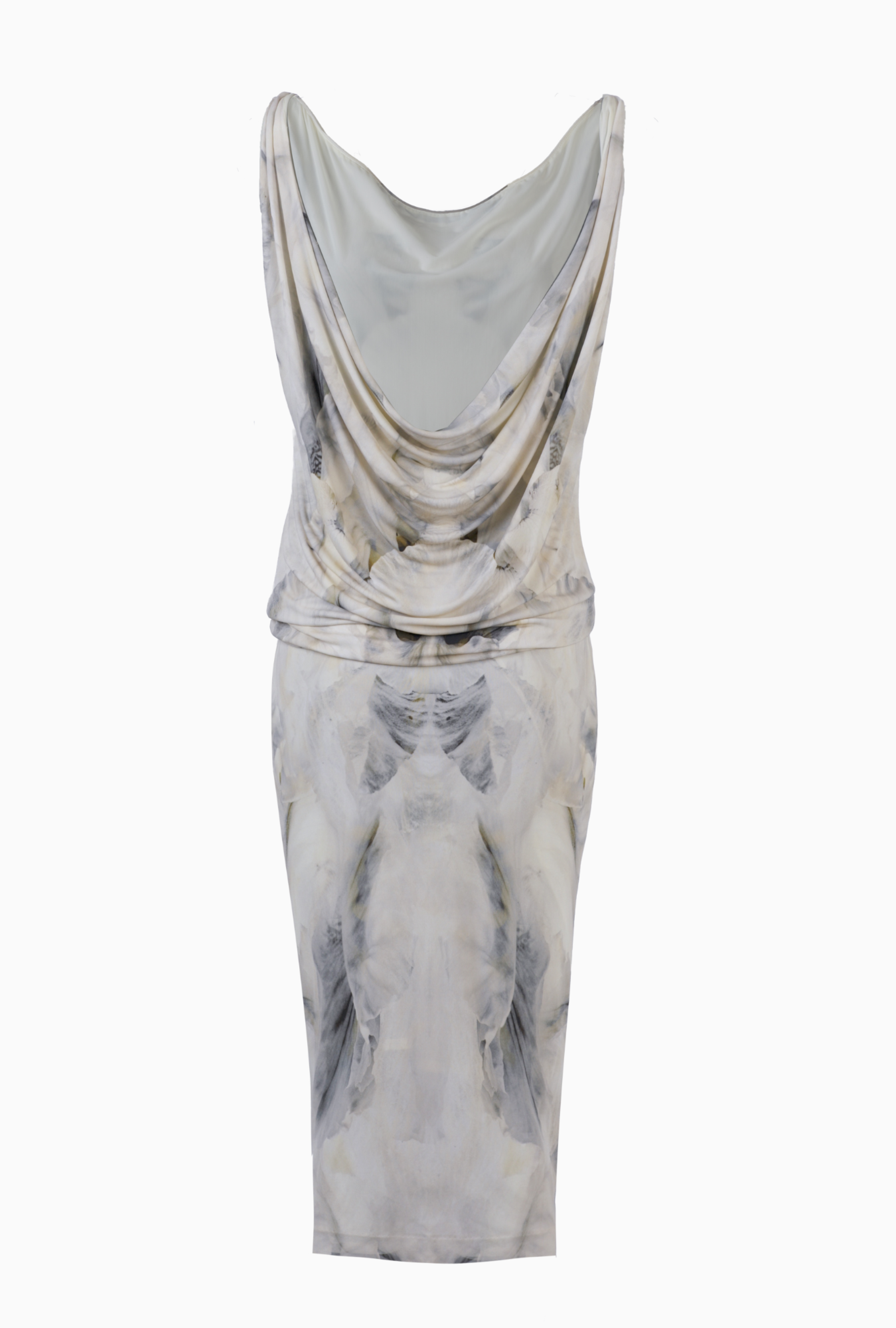 Robe Alexander Mcqueen Print FALL2010