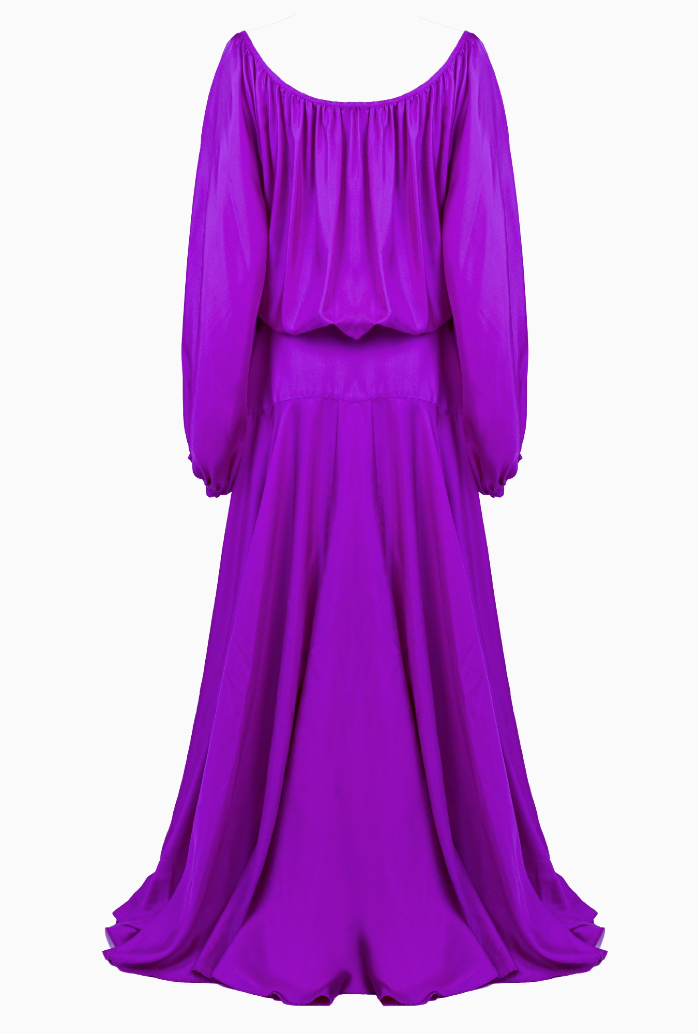 Oud Paris Purple Silk Dress