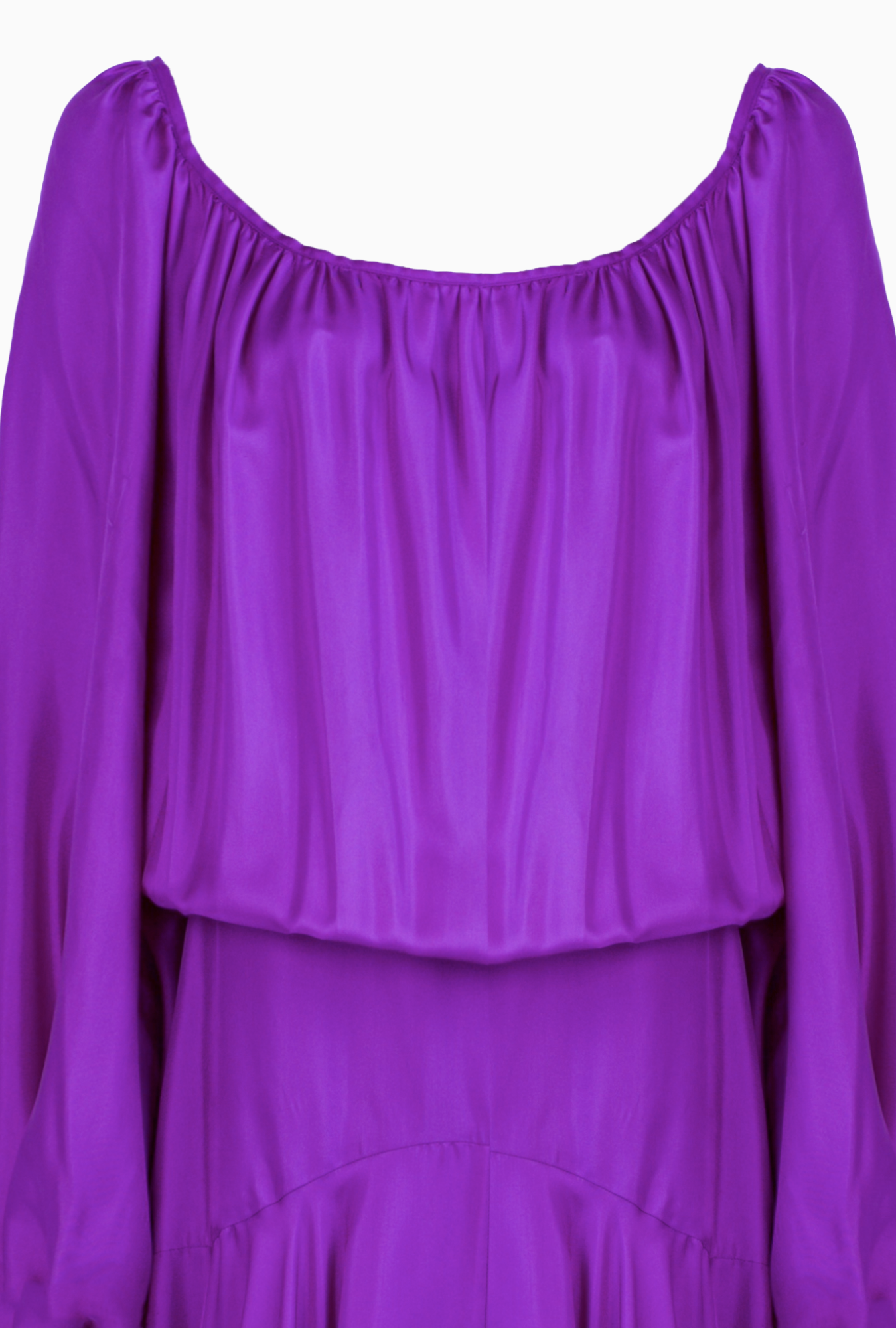 Oud Paris Purple Silk Dress