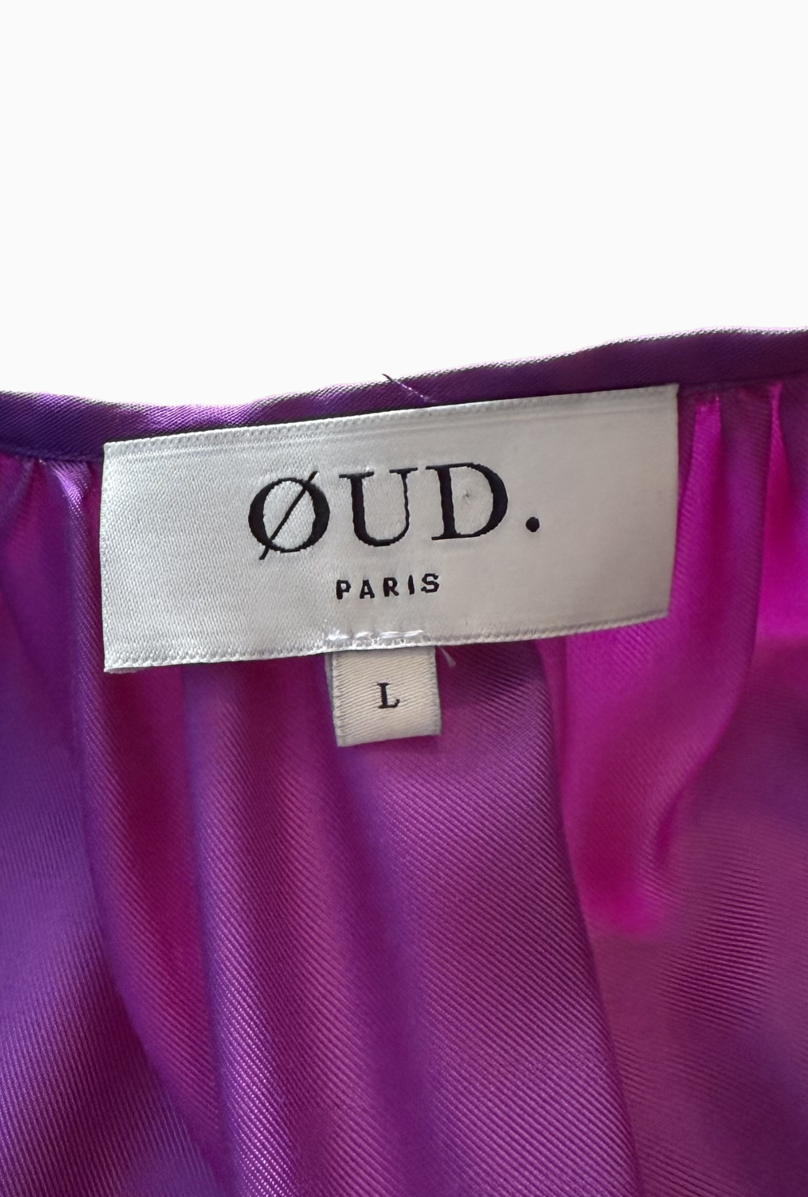 Oud Paris Purple Silk Dress