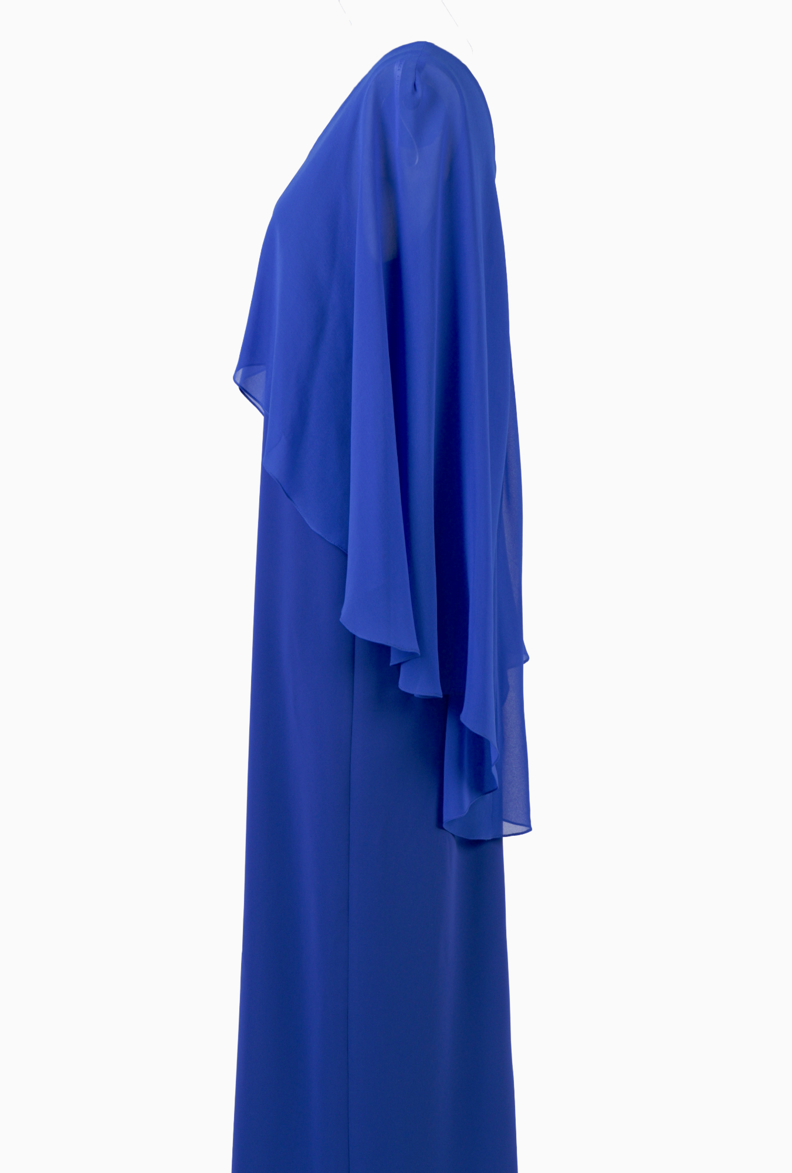 Versace Collection Dress Drapé Bleu 2018