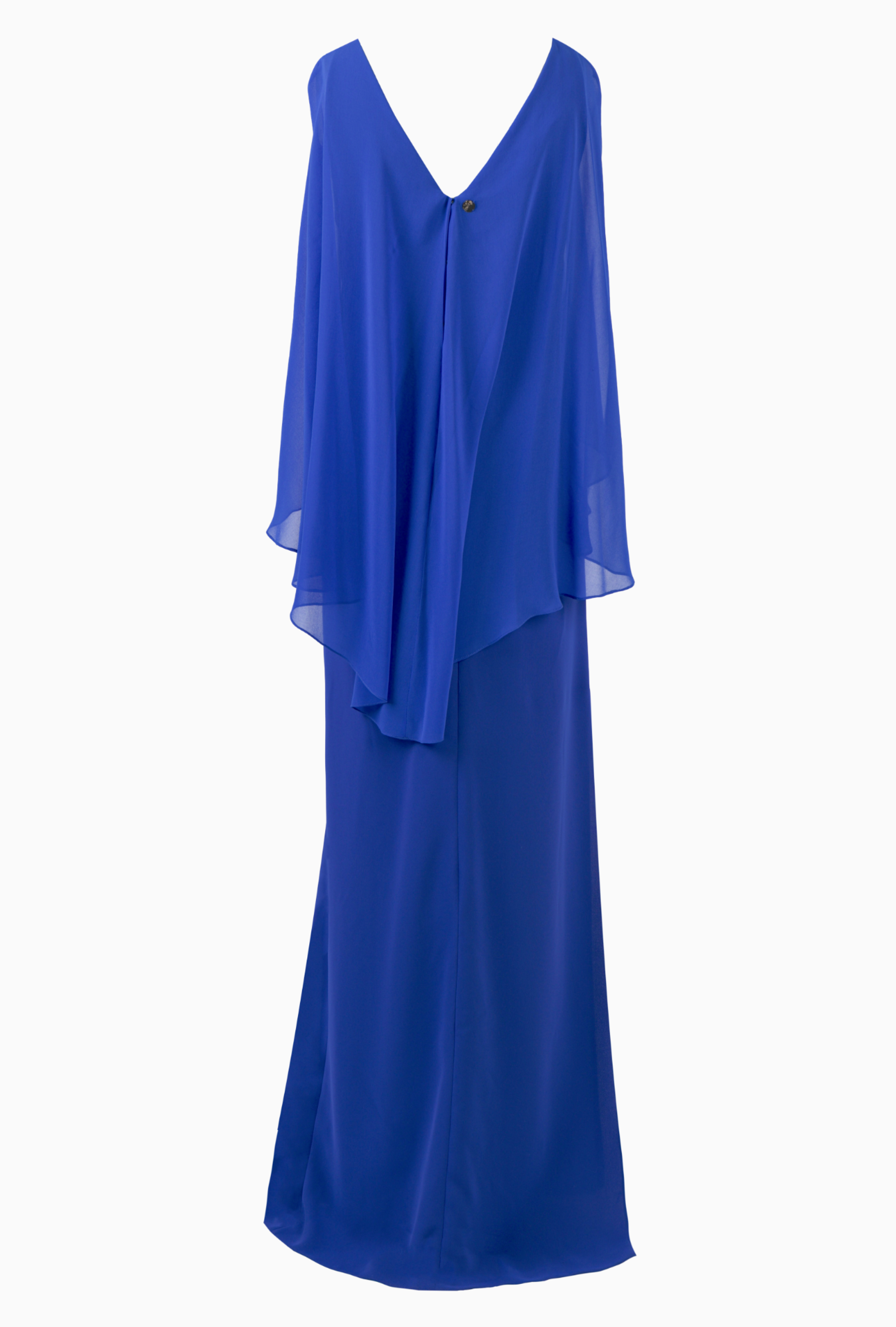 Robe Versace Collection Drapé Bleu 2018