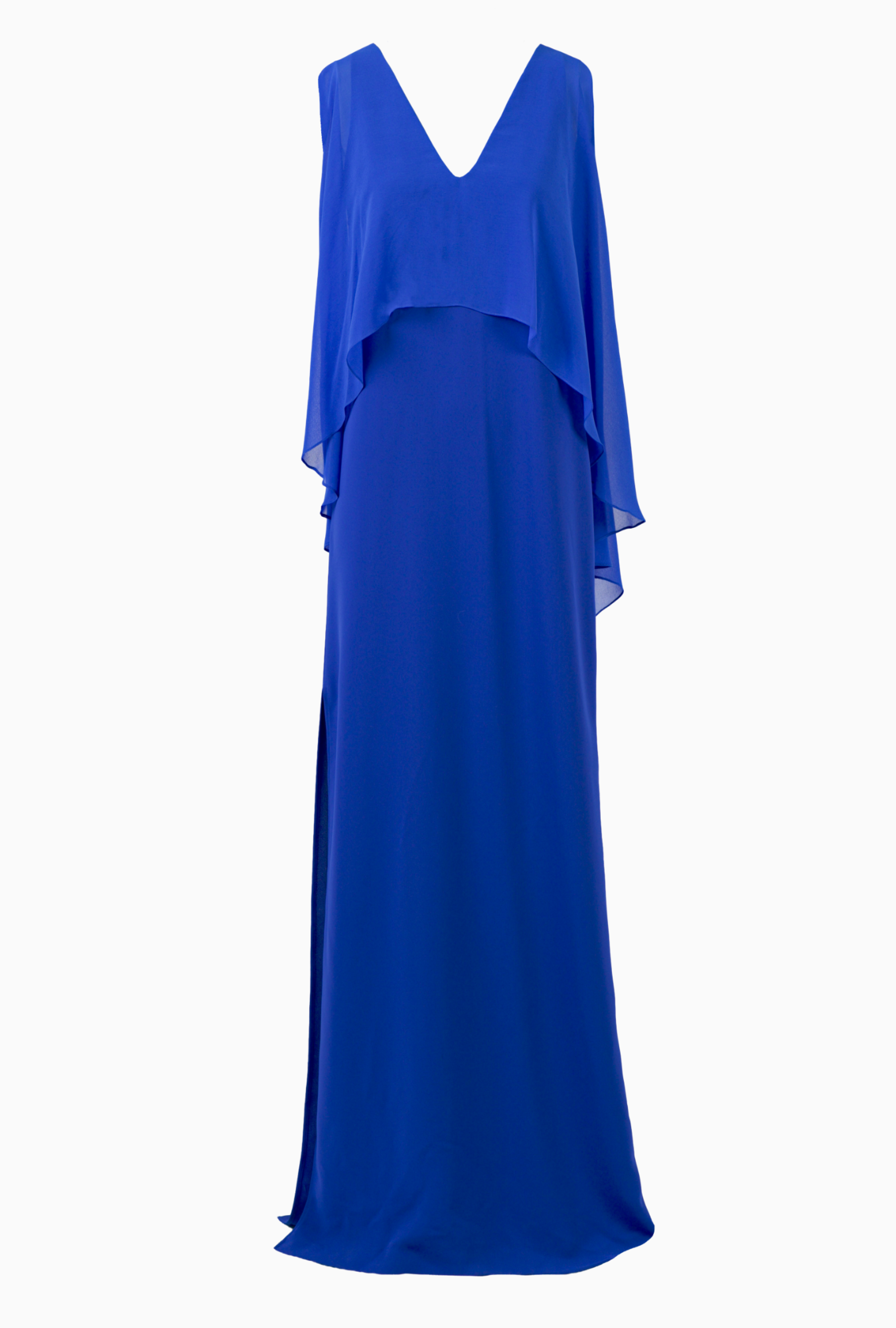 Versace Collection Dress Drapé Bleu 2018