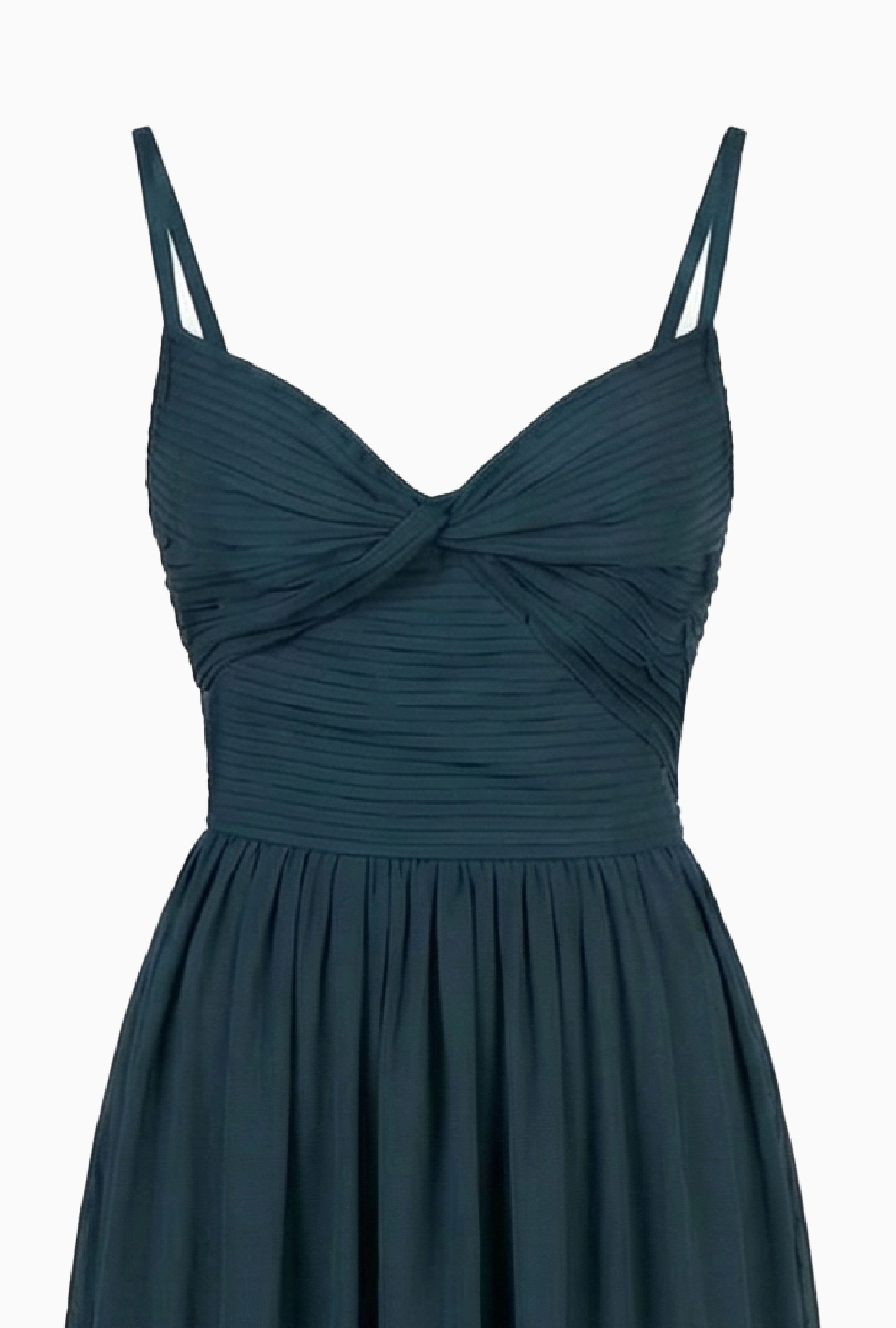 Elie Saab Crossover Neckline Dress SS2022