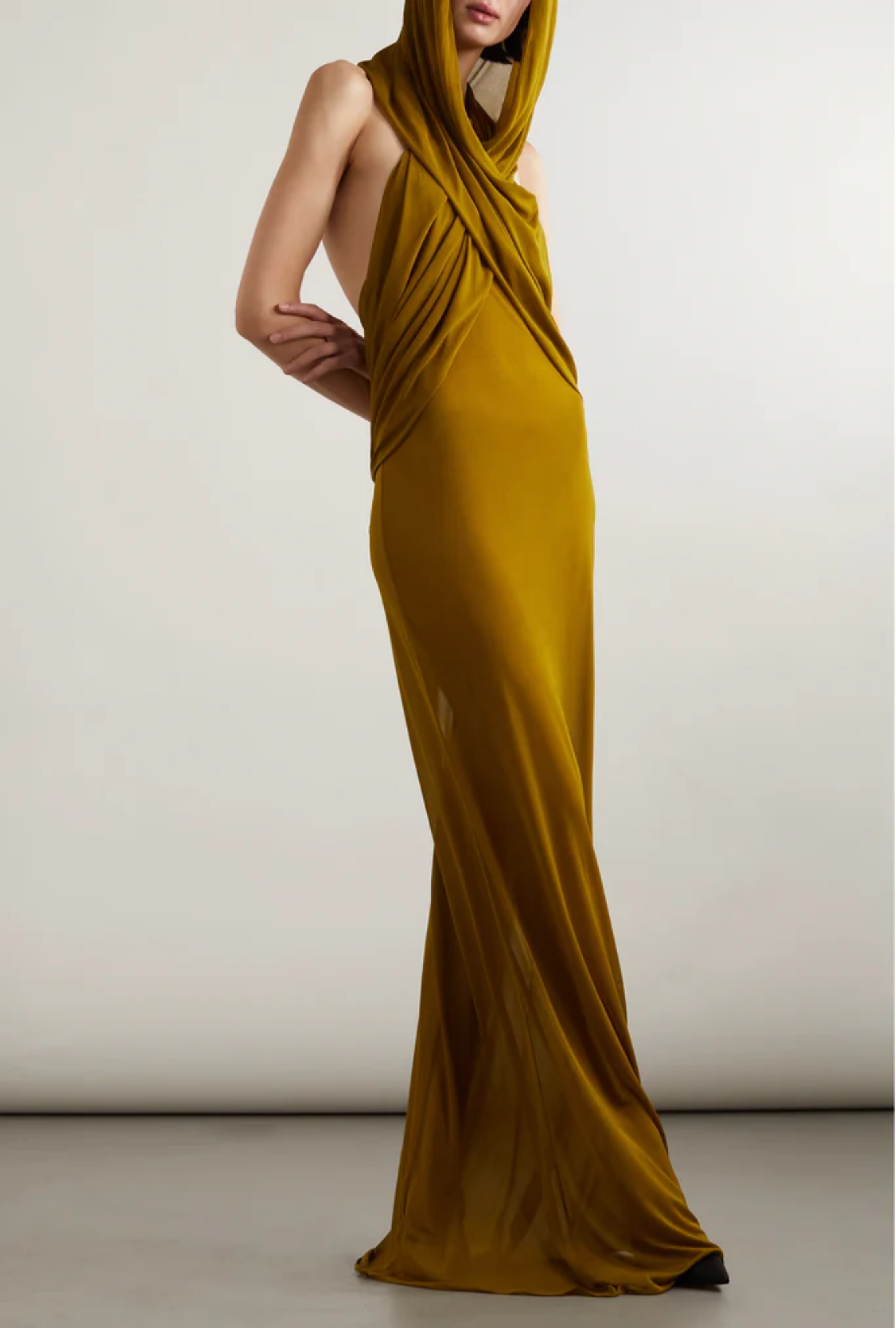 Robe Yves Saint Laurent Drapé Croisé SS2024