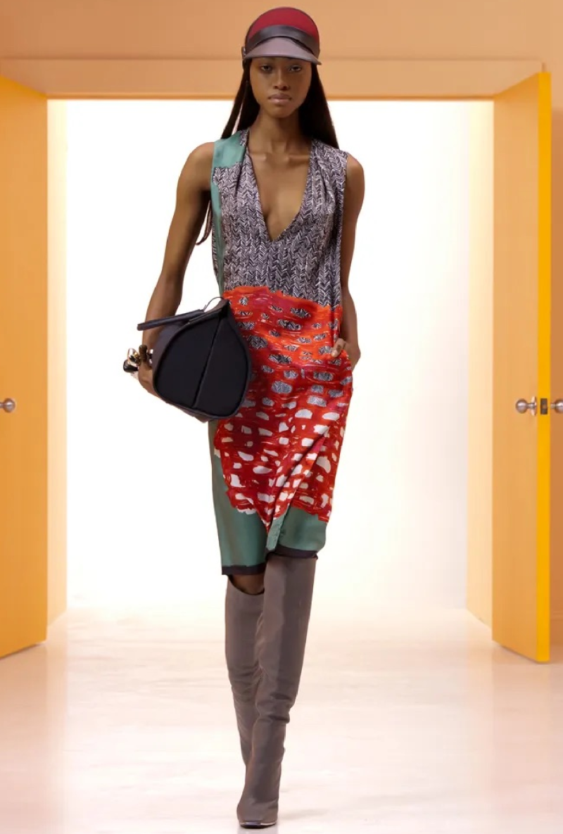 Robe Balenciaga Imprimé Resort 2012