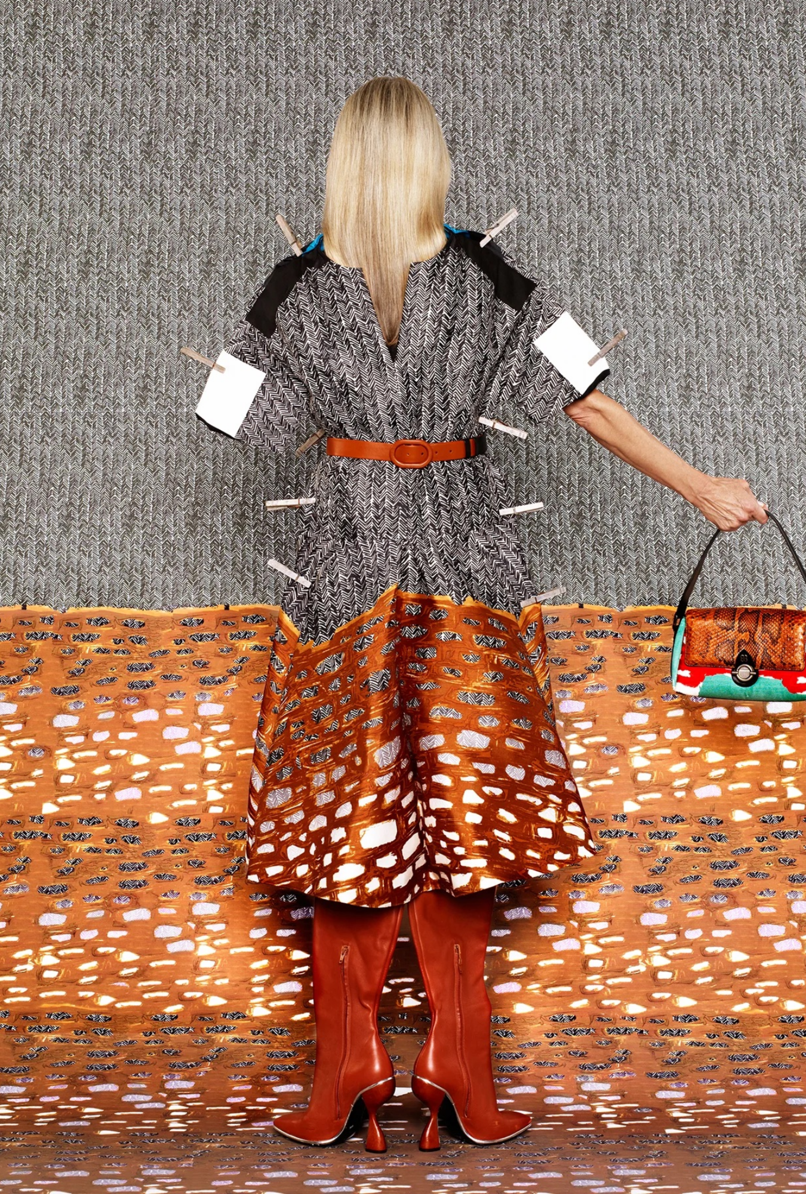 Robe Balenciaga Imprimé Resort 2012