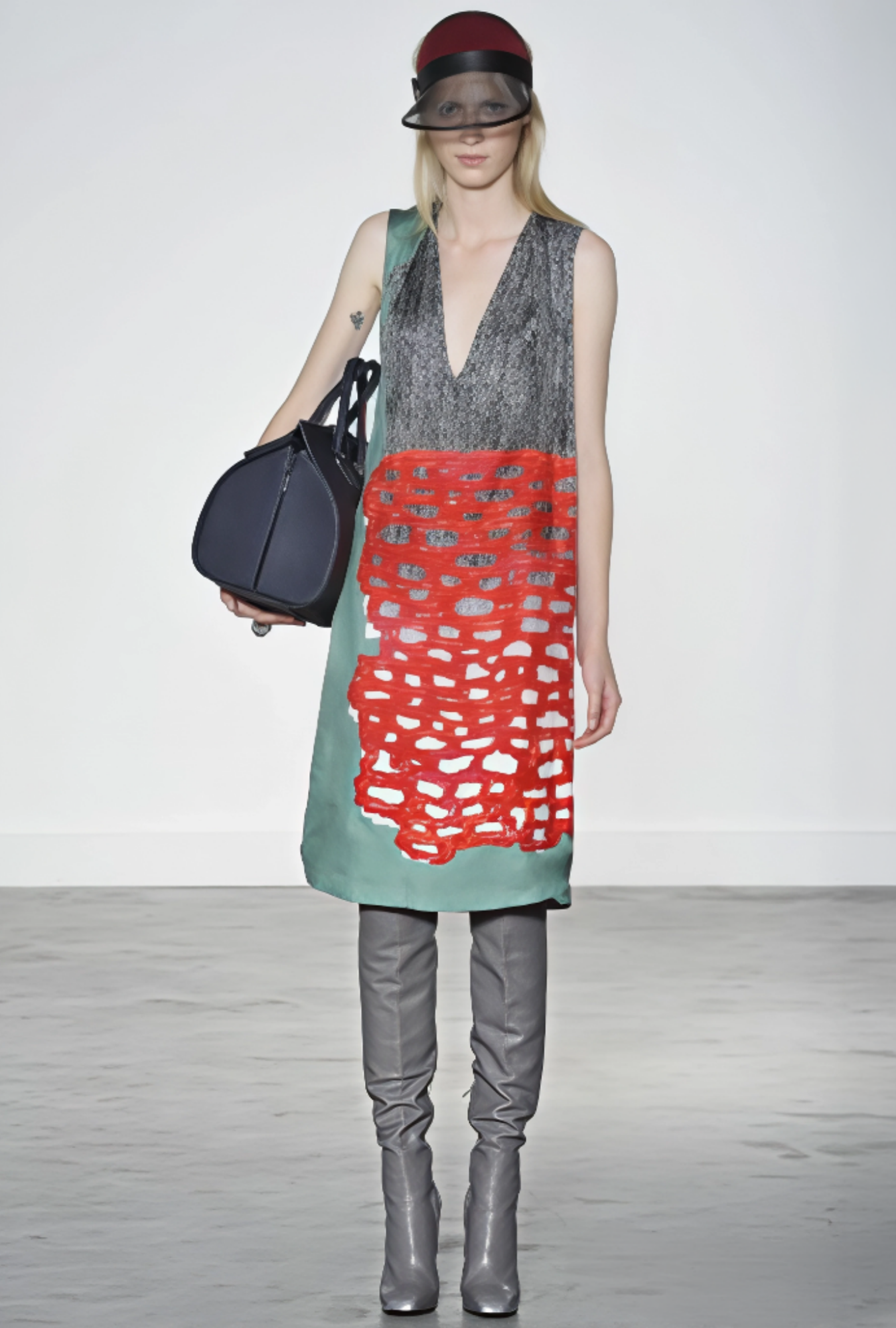 Robe Balenciaga Imprimé Resort 2012