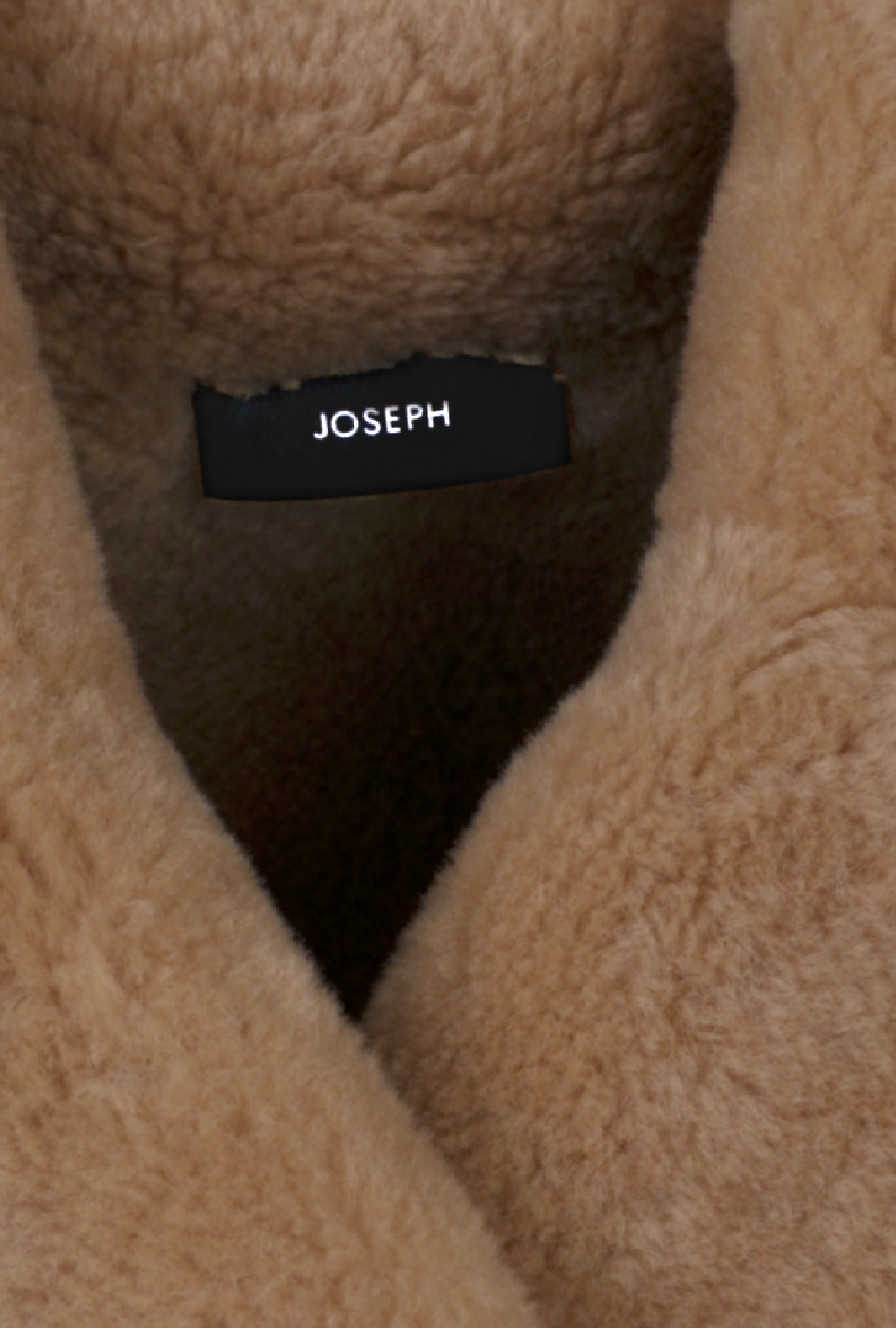 Manteau Joseph Shearling Camel