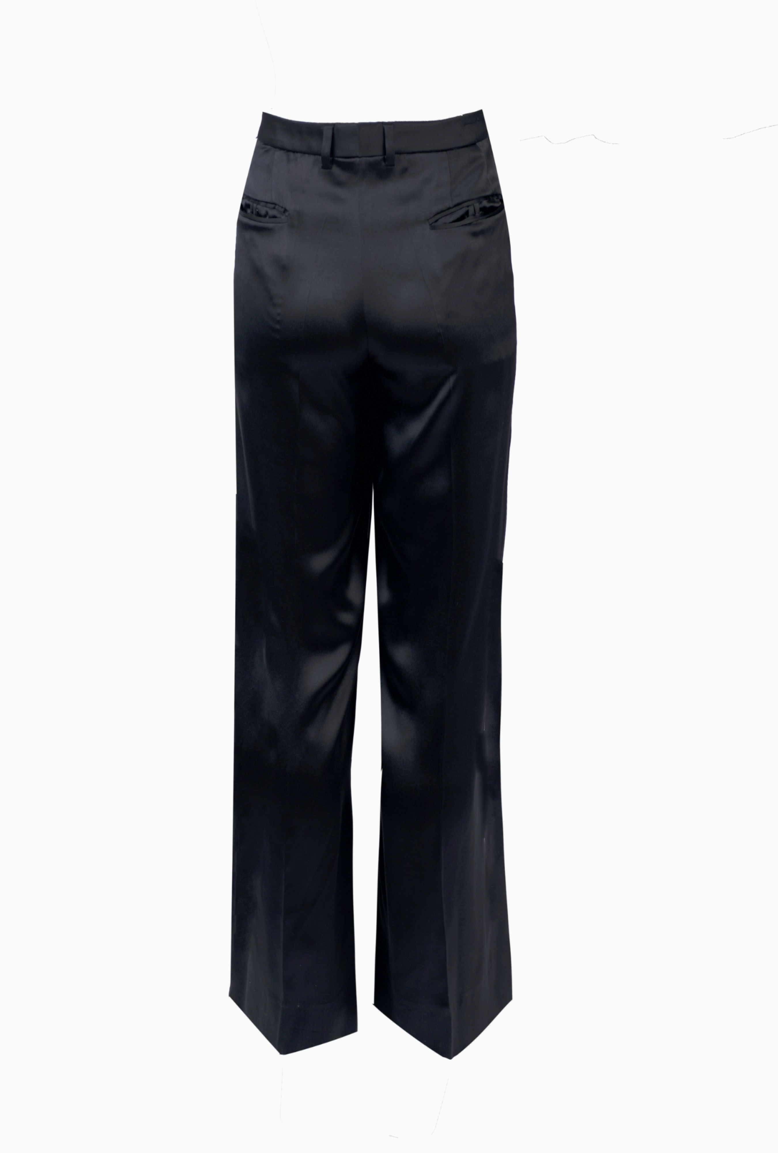 Yves Saint Laurent Black Tailored Trousers SS2008 by Stefano Pilati